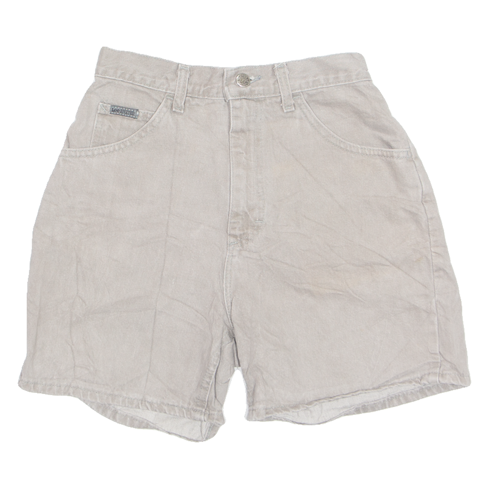 LEE Denim Womens Chino Shorts Brown XS W26 Refurbished - N/A refurbished available on Cerqular