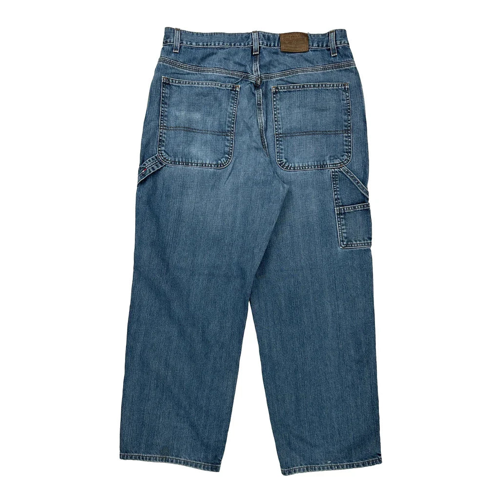 Tommy Hilfiger Carpenter Jeans - 34W 30L Blue Cotton Refurbished - Thrifted (note: this is a term often used to describe second- refurbished available on Cerqular