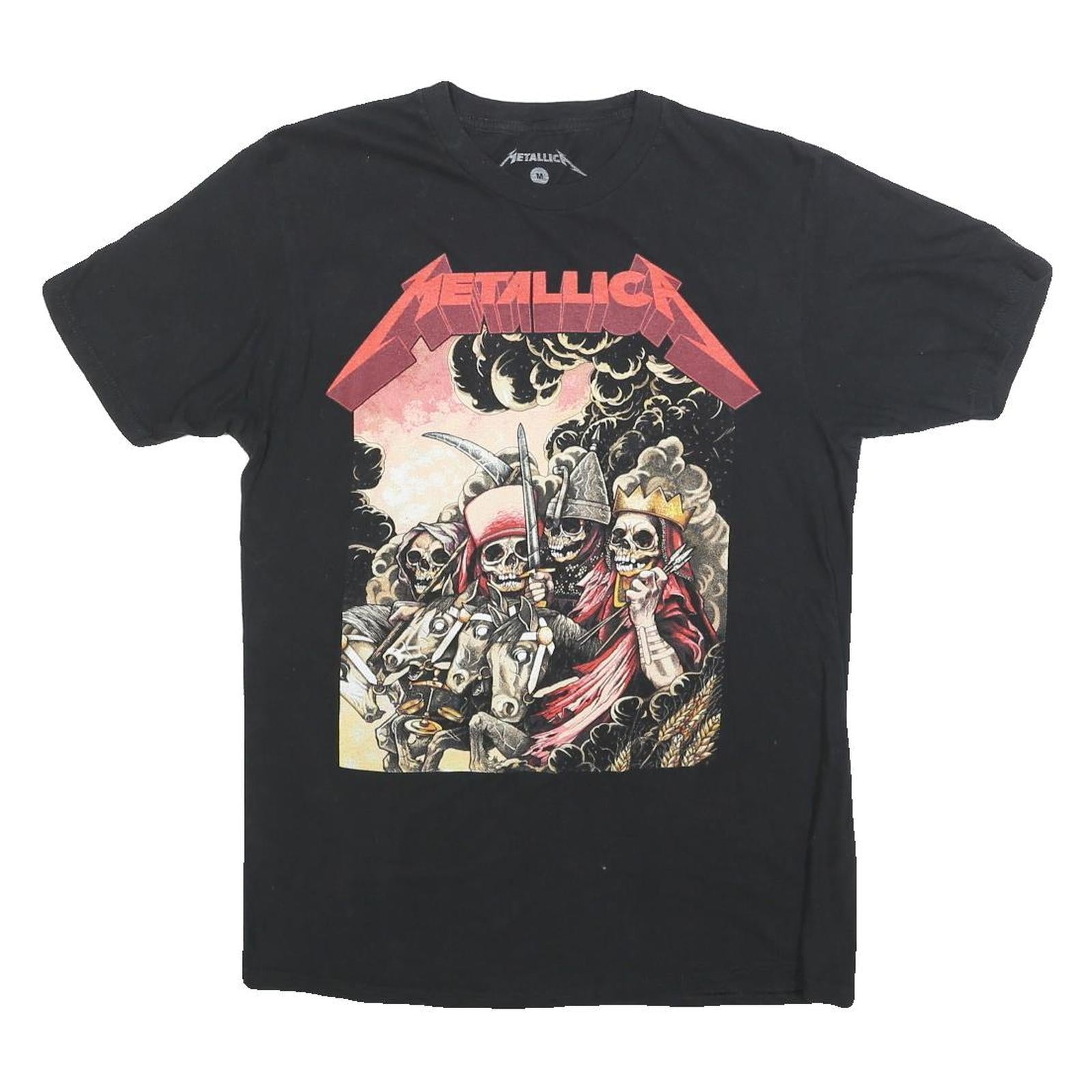 Buy METALLICA Mens Black Graphic T-Shirt M Short Sleeve Crew Neck Band Tee Refurbished - $32.49 METALLICA Mens Black Graphic T-Shirt M Short Sleeve Crew Neck Band Tee Refurbished - N/A refurbished available on Cerqular