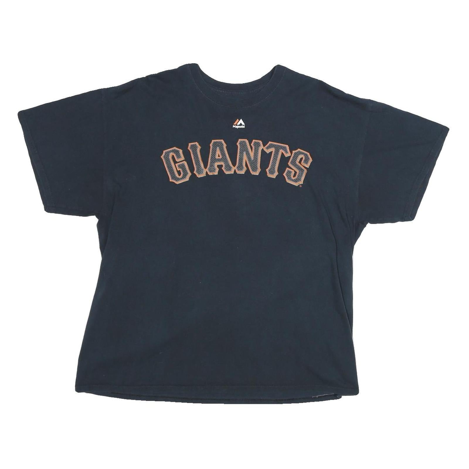 Buy MAJESTIC Mens Black Giants Graphic T-Shirt XL Cotton Crew Neck Short Sleeve Refurbished - $16.89 MAJESTIC Mens Black Giants Graphic T-Shirt XL Cotton Crew Neck Short Sleeve Refurbished - N/A refurbished available on Cerqular
