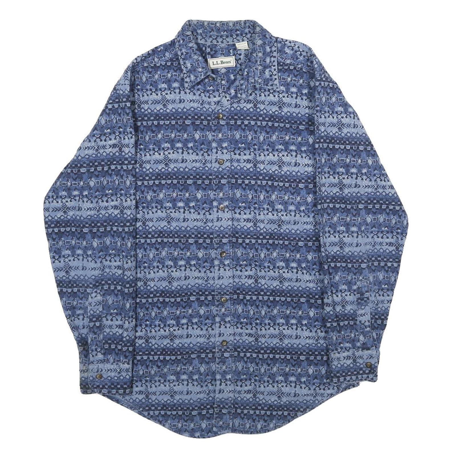 Buy LL BEAN Mens Blue Pattern Cotton Shirt M Long Sleeve Casual Comfortable Refurbished - $58.49 LL BEAN Mens Blue Pattern Cotton Shirt M Long Sleeve Casual Comfortable Refurbished - N/A refurbished available on Cerqular