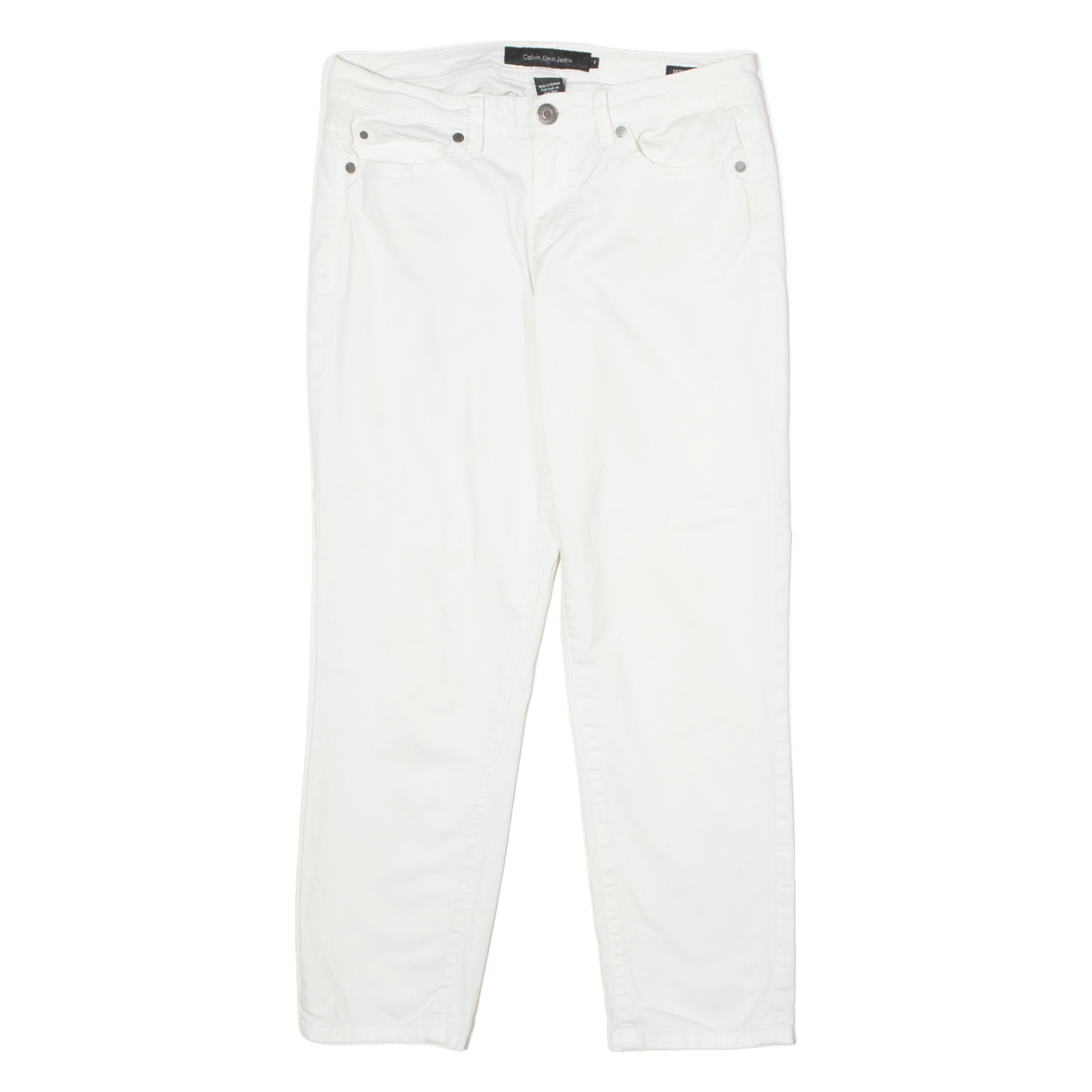 Buy CALVIN KLEIN JEANS Womens Jeans White Regular Skinny W30 L25 Refurbished - $18.71 CALVIN KLEIN JEANS Womens Jeans White Regular Skinny W30 L25 Refurbished - N/A refurbished available on Cerqular