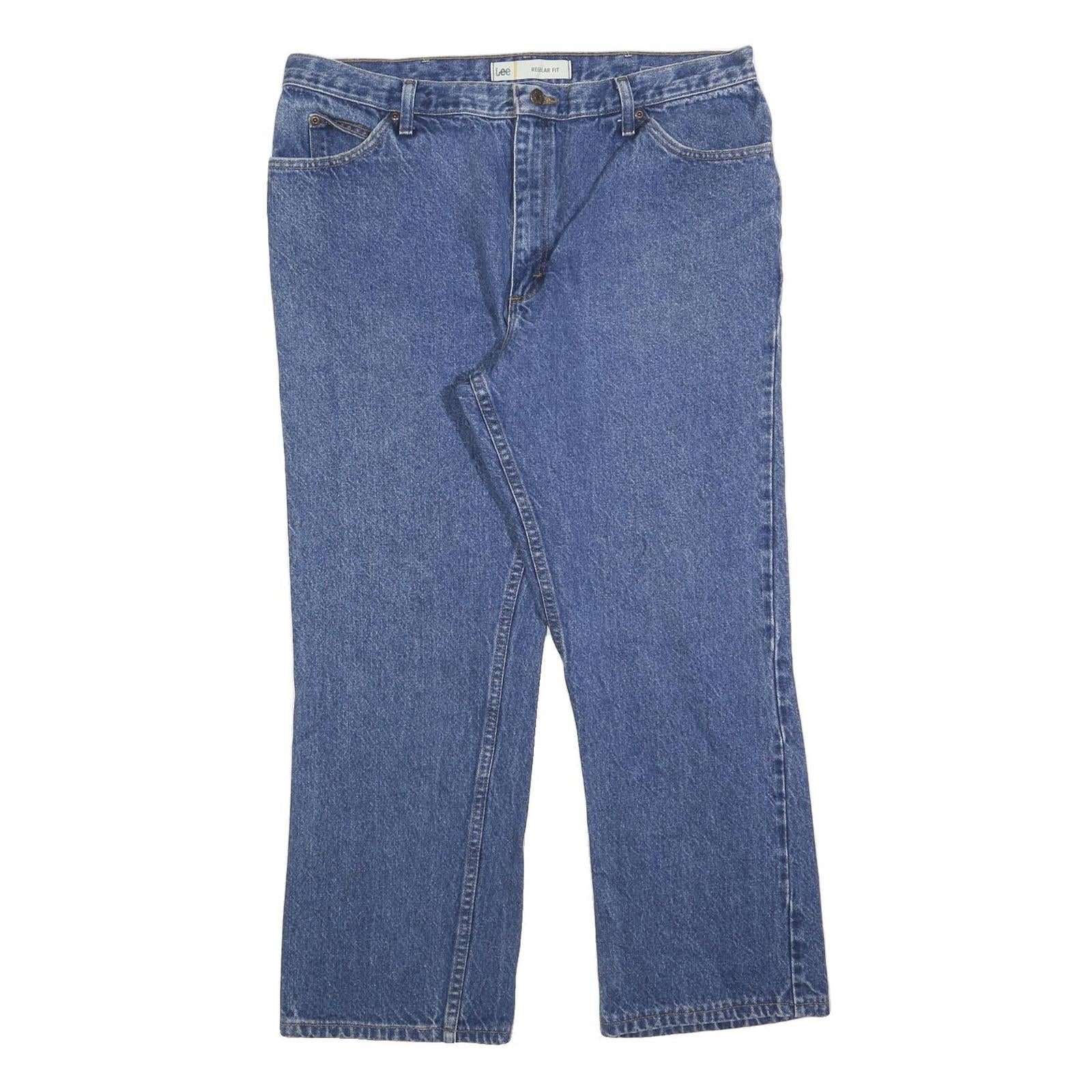 Buy LEE Mens Jeans Blue Regular Straight Denim Medium W40 L28 Classic Cotton Blend Refurbished - $33.79 LEE Mens Jeans Blue Regular Straight Denim Medium W40 L28 Classic Cotton Blend Refurbished - N/A refurbished available on Cerqular