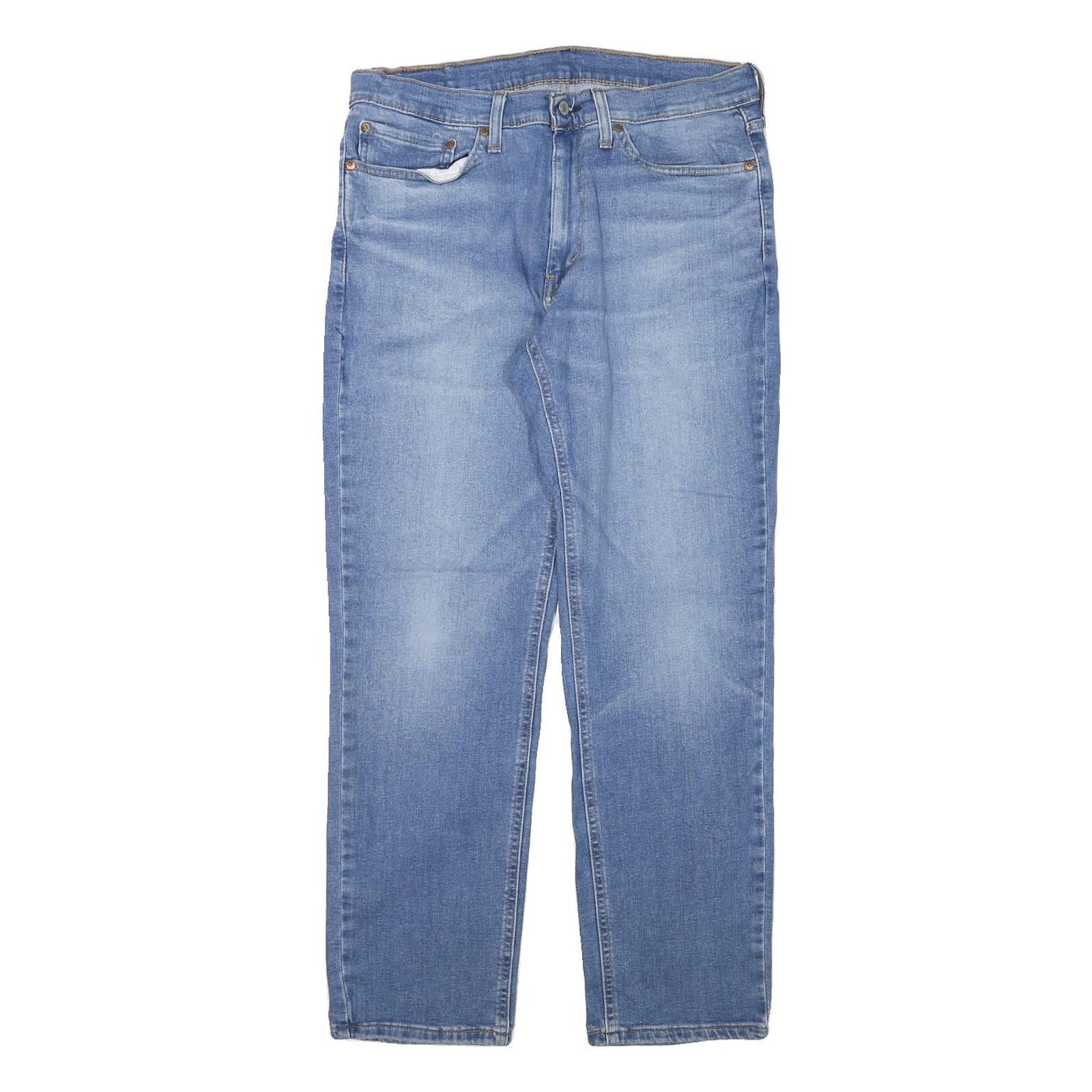LEVI'S Mens Jeans Blue Regular Straight Denim Medium W34 L32 Classic Style Zip Refurbished - N/A refurbished available on Cerqular