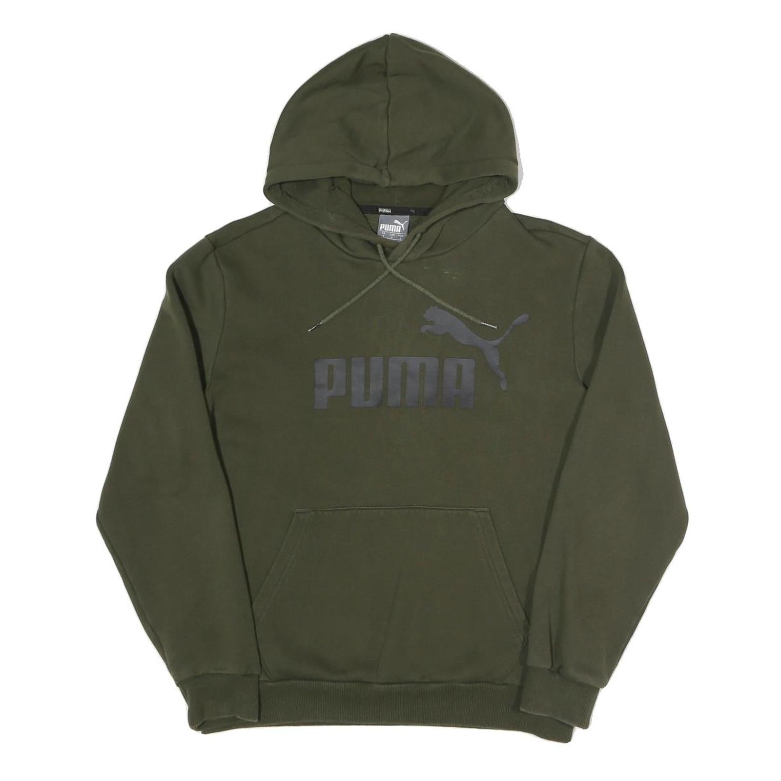 PUMA Womens Green Pullover Hoodie S Cotton Blend Casual Sportswear Refurbished - N/A refurbished available on Cerqular