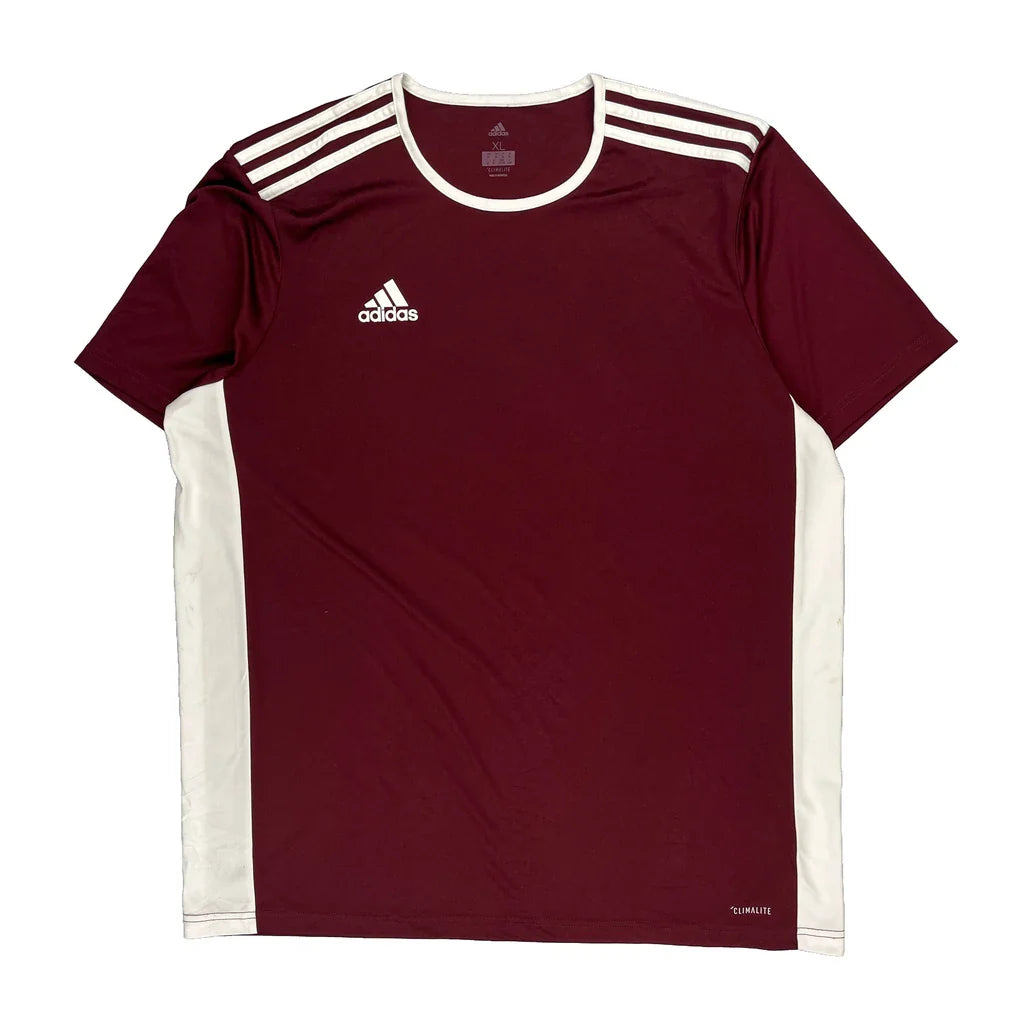 Buy Number 18 Adidas Football Jersey - XL Burgundy Polyester Refurbished - $26.79 Number 18 Adidas Football Jersey - XL Burgundy Polyester Refurbished - Thrifted (note: this is a term often used to describe second- refurbished available on Cerqular