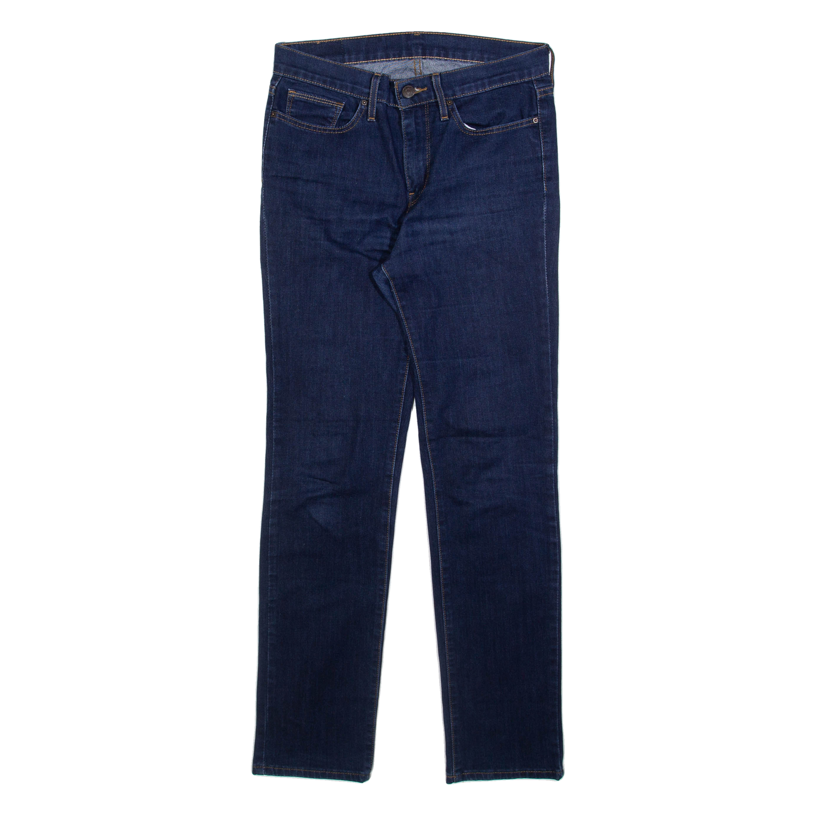 LEVI'S Womens Jeans Blue Slim Straight W28 L30 Refurbished - N/A refurbished available on Cerqular