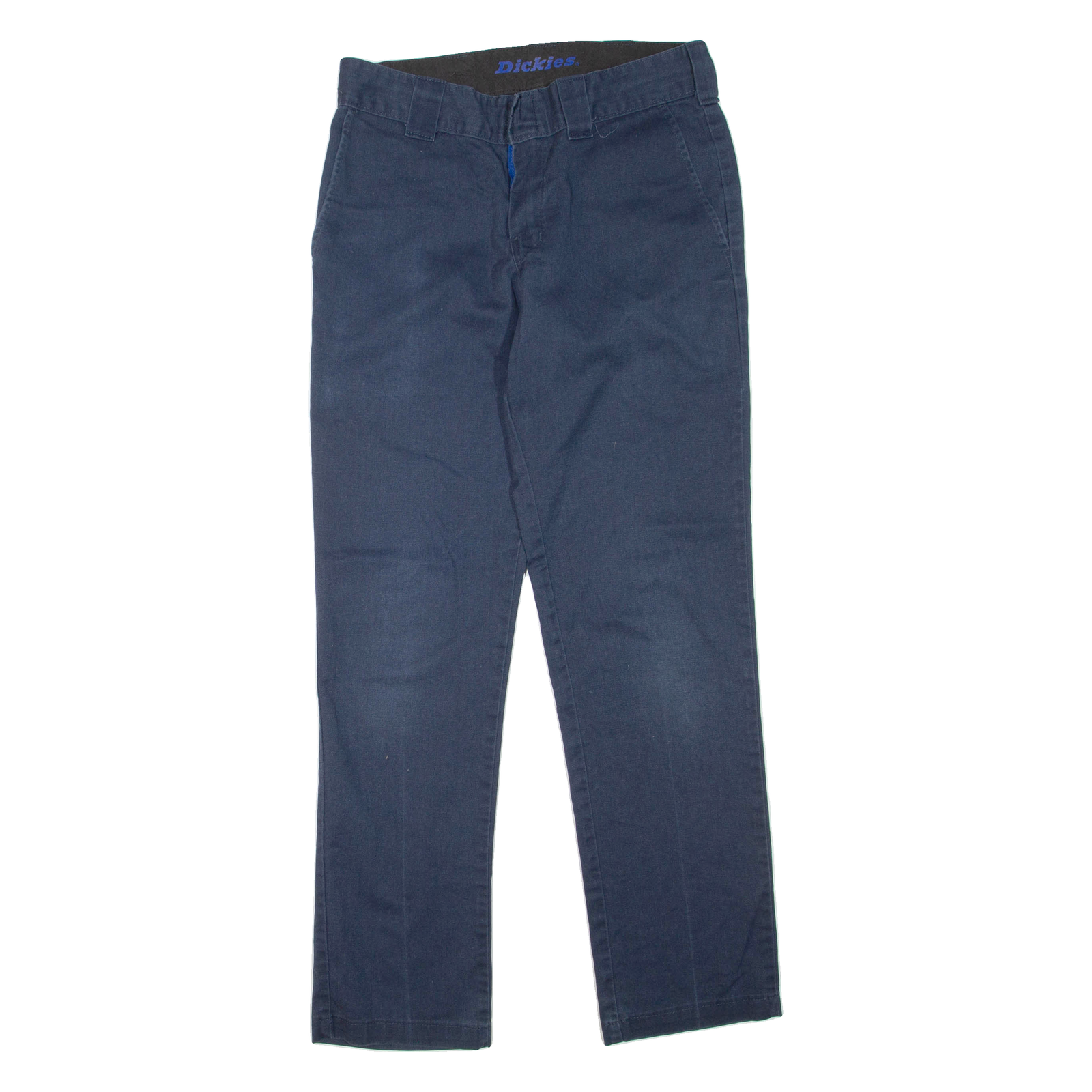 DICKIES Mens Trousers Blue Regular Straight W30 L31 Refurbished - N/A refurbished available on Cerqular