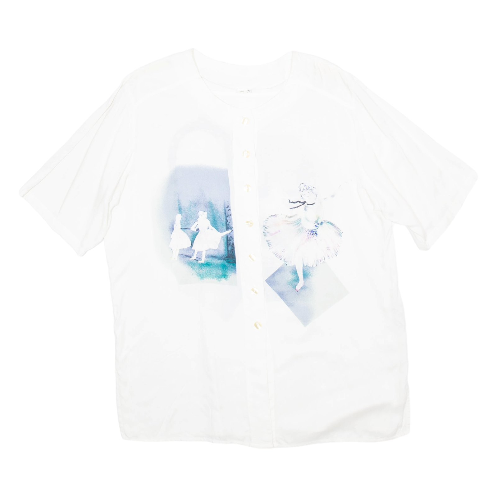 Buy Ballerina Womens Printed Blouse White Crazy Pattern M Refurbished - $16.89 Ballerina Womens Printed Blouse White Crazy Pattern M Refurbished - N/A refurbished available on Cerqular
