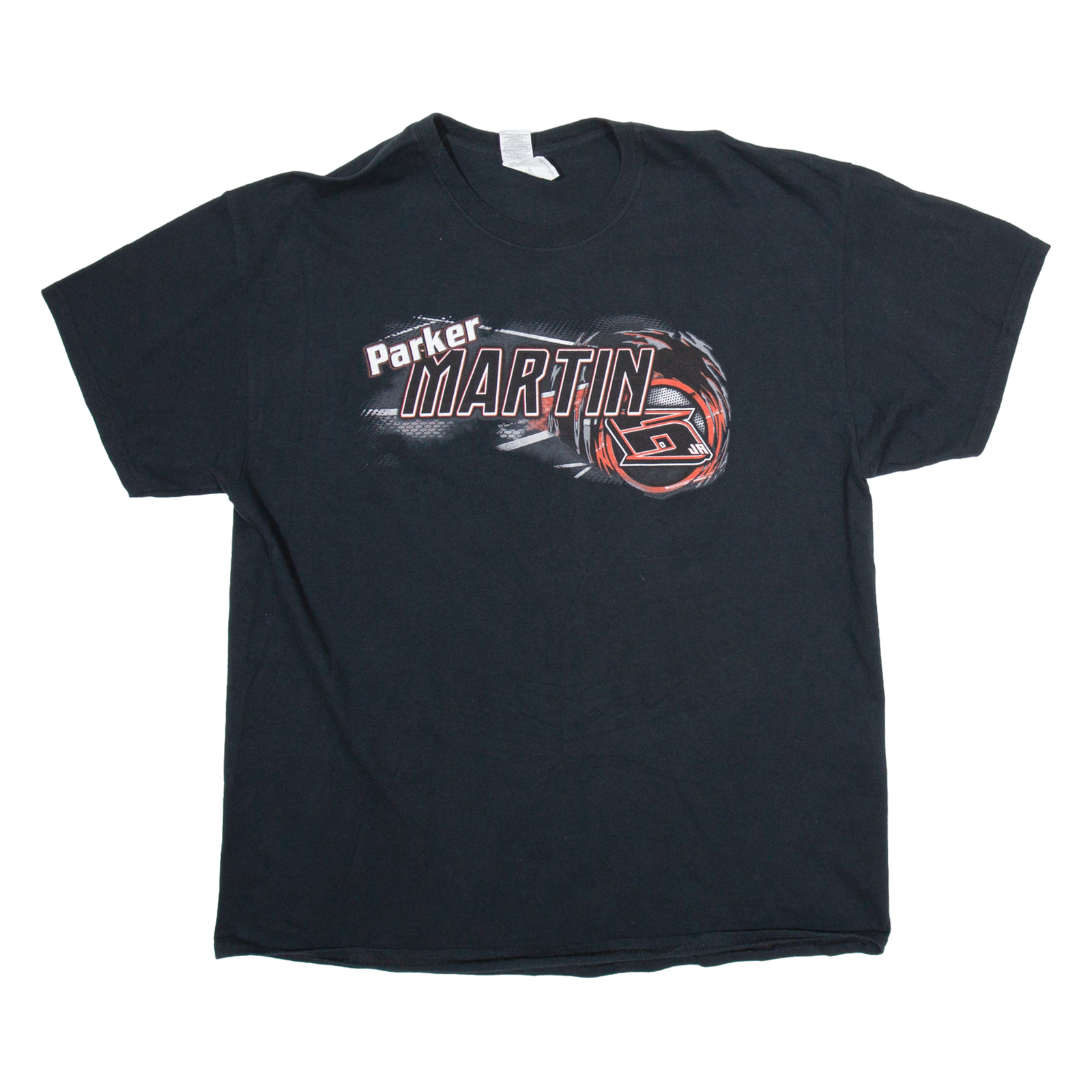 GILDAN Racing Mens T-Shirt Black USA XL Refurbished - N/A refurbished available on Cerqular