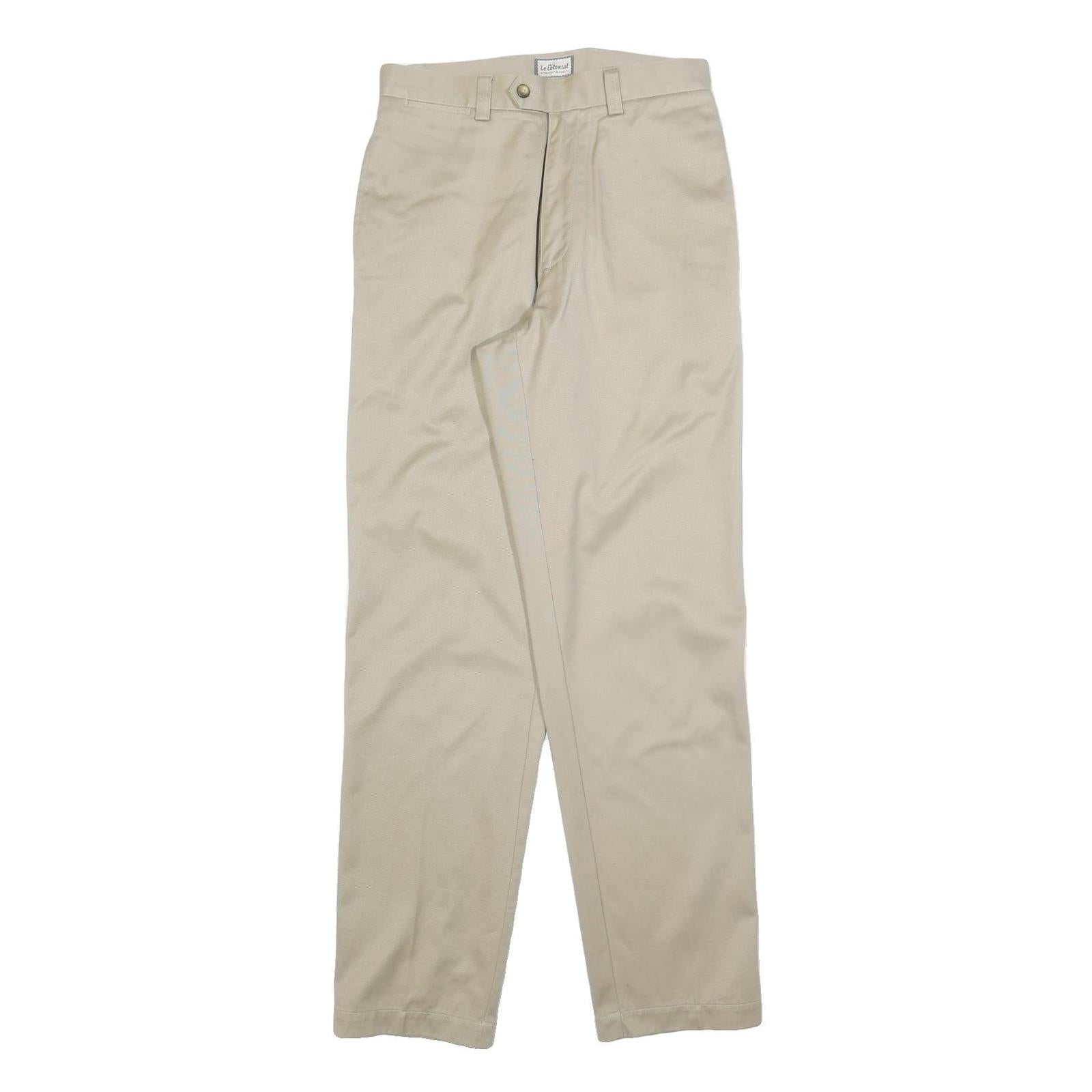 Buy LE COLONIAL Womens Regular Beige Cotton Blend Trousers W30 L32 Casual Zip Close Refurbished - $23.39 LE COLONIAL Womens Regular Beige Cotton Blend Trousers W30 L32 Casual Zip Close Refurbished - N/A refurbished available on Cerqular
