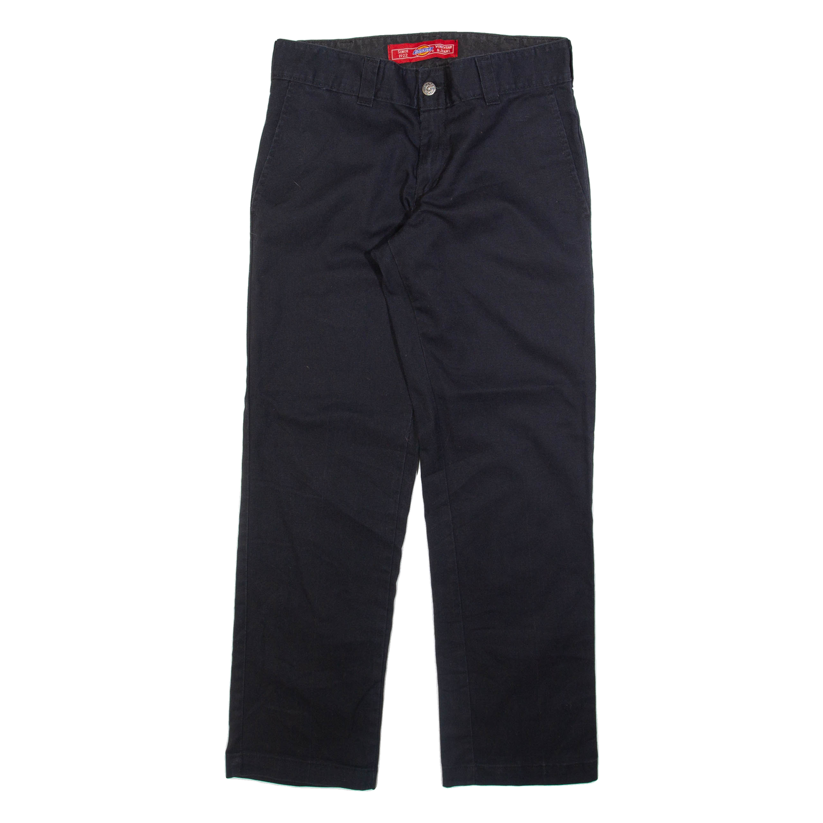 DICKIES Womens Trousers Black Slim Straight W30 L30 Refurbished - N/A refurbished available on Cerqular