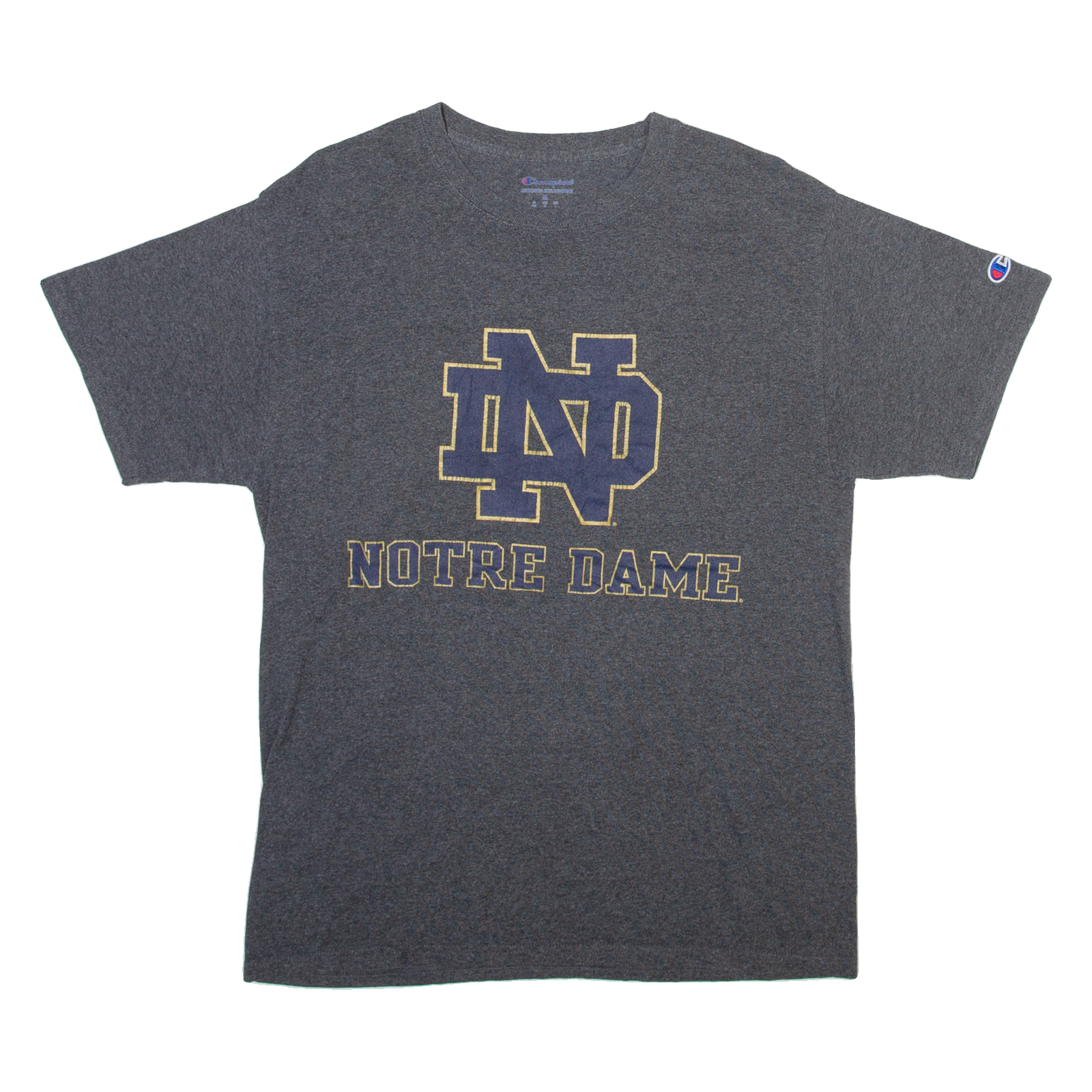 Buy CHAMPION Notre Dame Mens T-Shirt Grey M Refurbished - $15.59 CHAMPION Notre Dame Mens T-Shirt Grey M Refurbished - N/A refurbished available on Cerqular