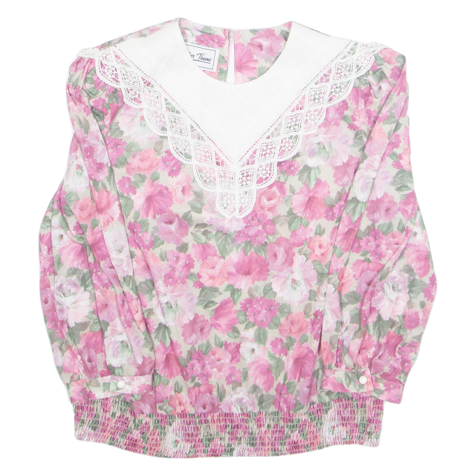 Buy ANOTHER THYME Womens Printed Blouse Pink Long Sleeve Floral S Refurbished - $16.89 ANOTHER THYME Womens Printed Blouse Pink Long Sleeve Floral S Refurbished - N/A refurbished available on Cerqular