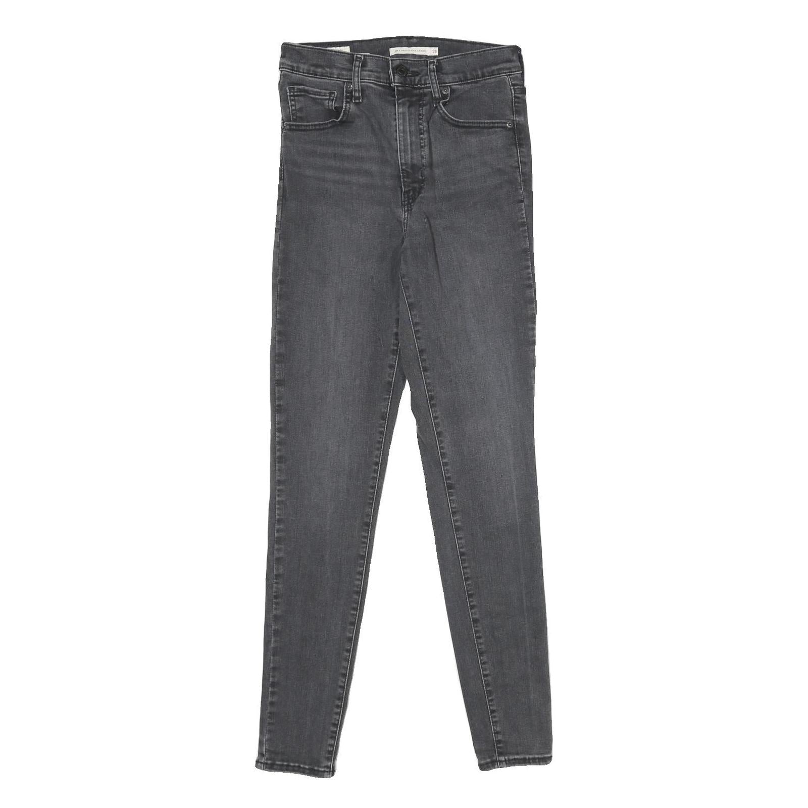 LEVI'S Mile High Super Skinny Big E Womens Jeans Black Slim Skinny Denim W28 L30 Refurbished - N/A refurbished available on Cerqular