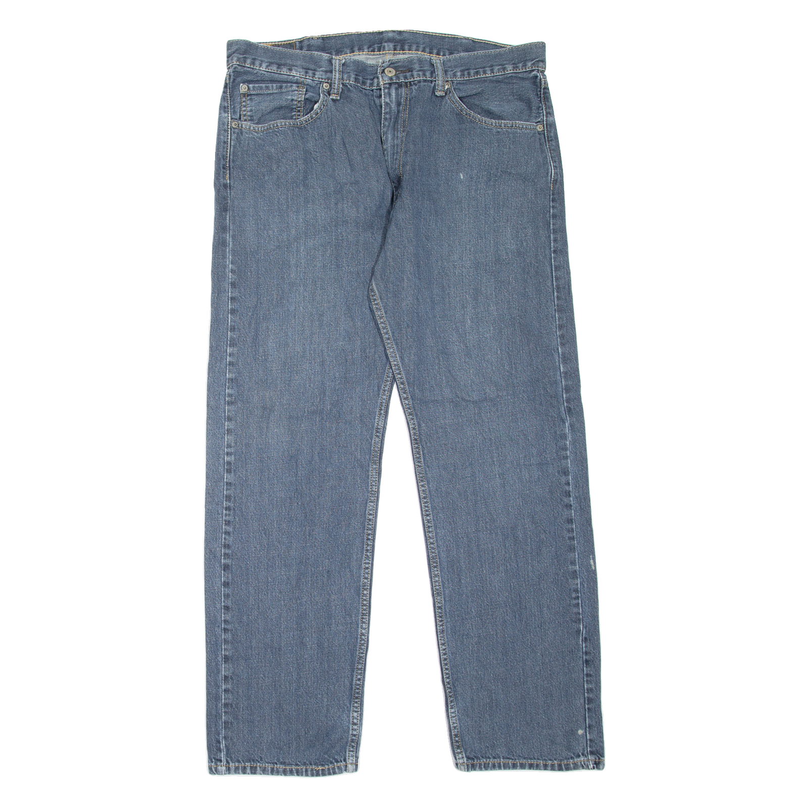 LEVI'S 505 Jeans Mens Blue Regular Straight W38 L32 Refurbished - N/A refurbished available on Cerqular