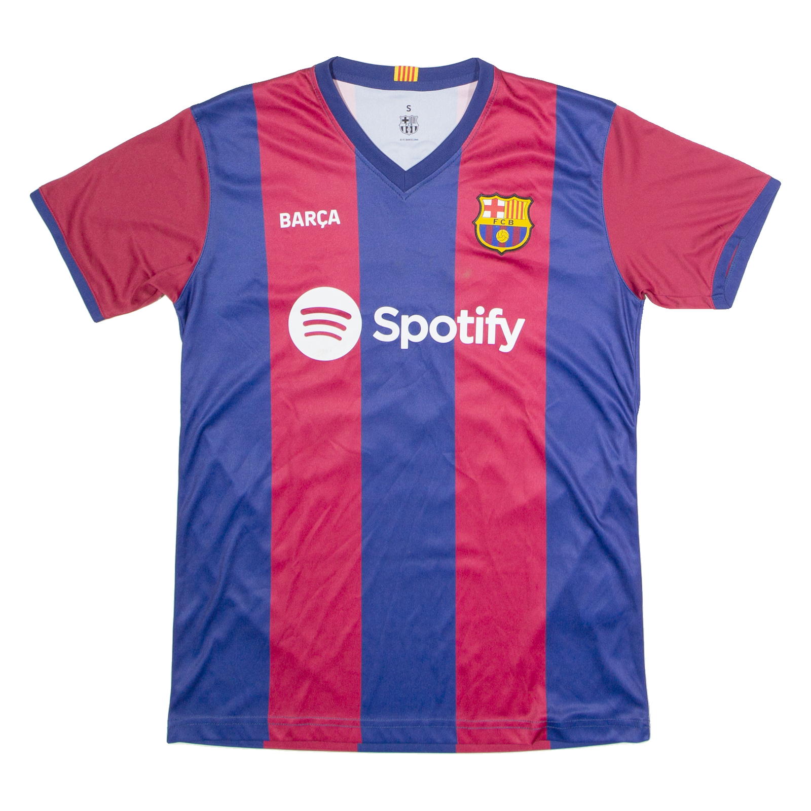 FC BARCELONA #13 Pascal Fan Edition Mens Football Shirt Jersey Blue V-Neck S Refurbished - N/A refurbished available on Cerqular