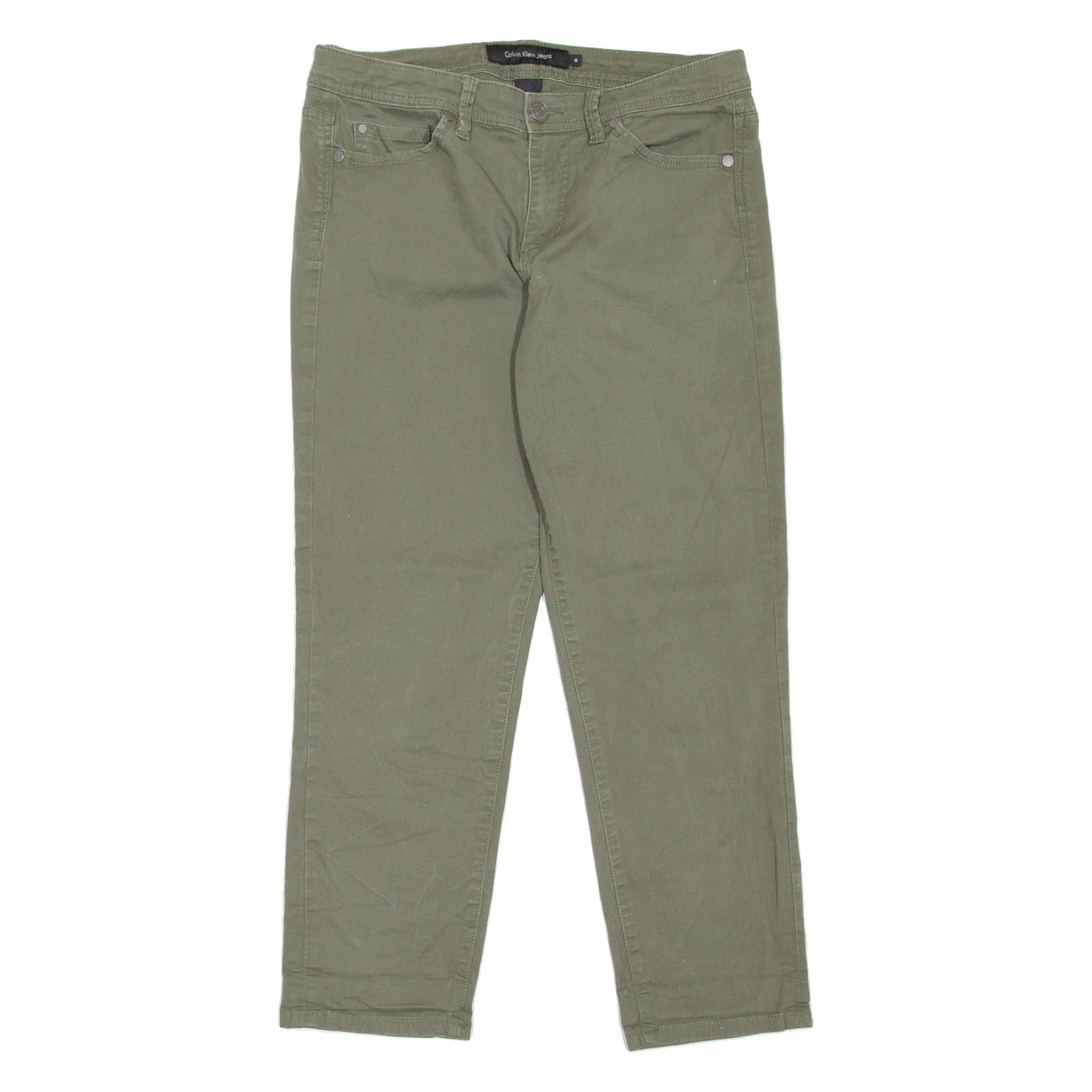 Buy CALVIN KLEIN JEANS Womens Trousers Green Regular Tapered W30 L25 Refurbished - $28.59 CALVIN KLEIN JEANS Womens Trousers Green Regular Tapered W30 L25 Refurbished - N/A refurbished available on Cerqular