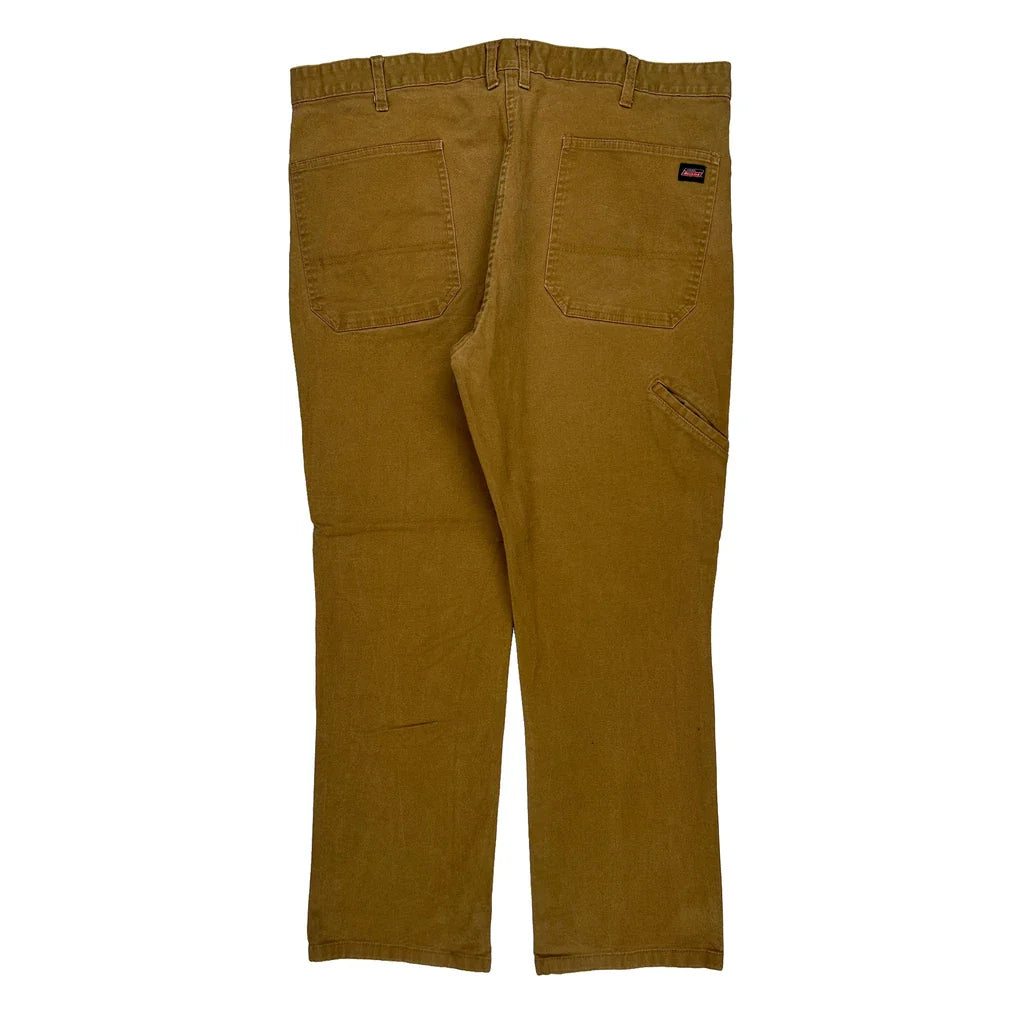 Buy Dickies Carpenter Trousers - 38W 31L Brown Cotton Refurbished - $44.21 Dickies Carpenter Trousers - 38W 31L Brown Cotton Refurbished - Thrifted (note: this is a term often used to describe second- refurbished available on Cerqular