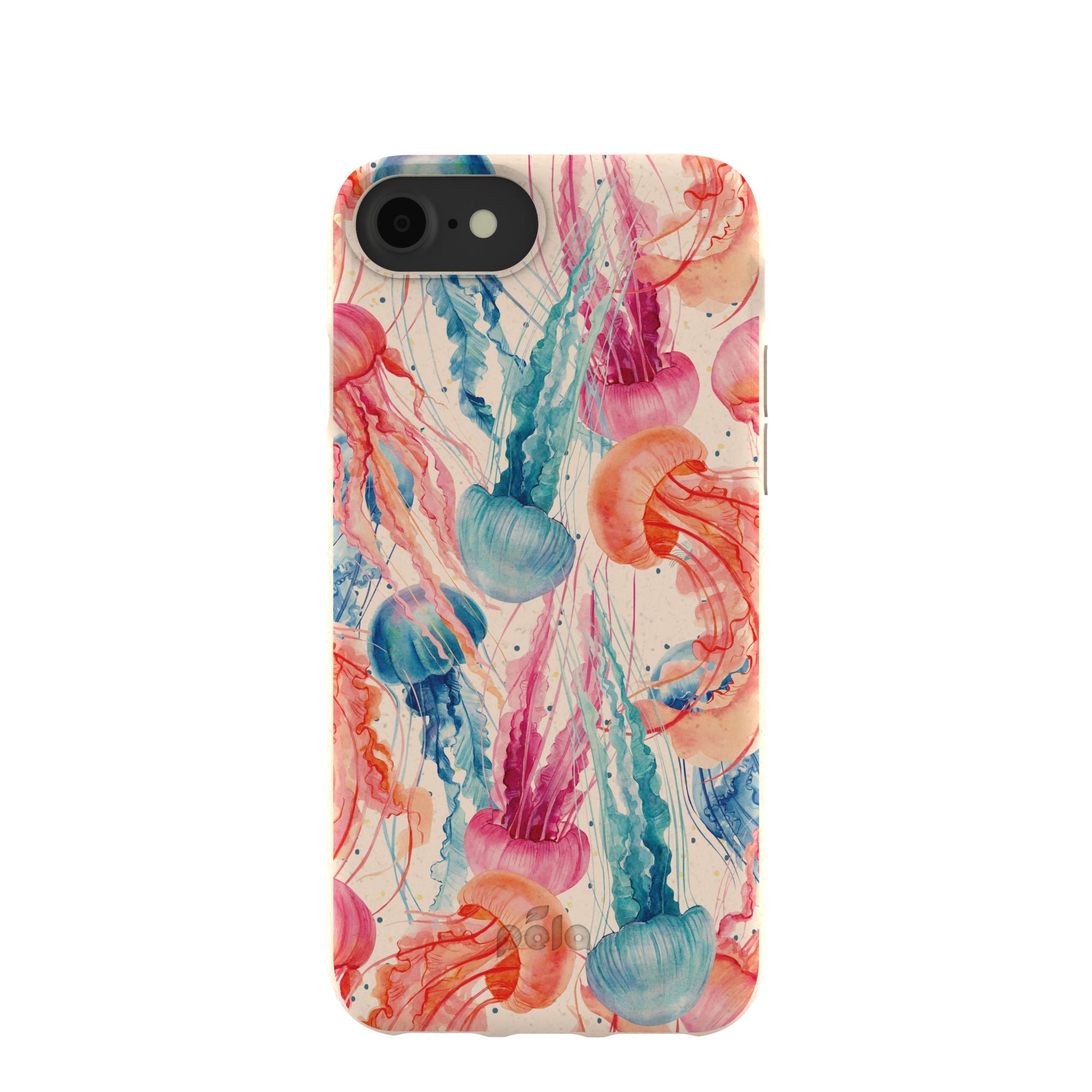 Seashell Jellyfish iPhone 6/6s/7/8/SE Case Refurbished - Pela Case refurbished available on Cerqular