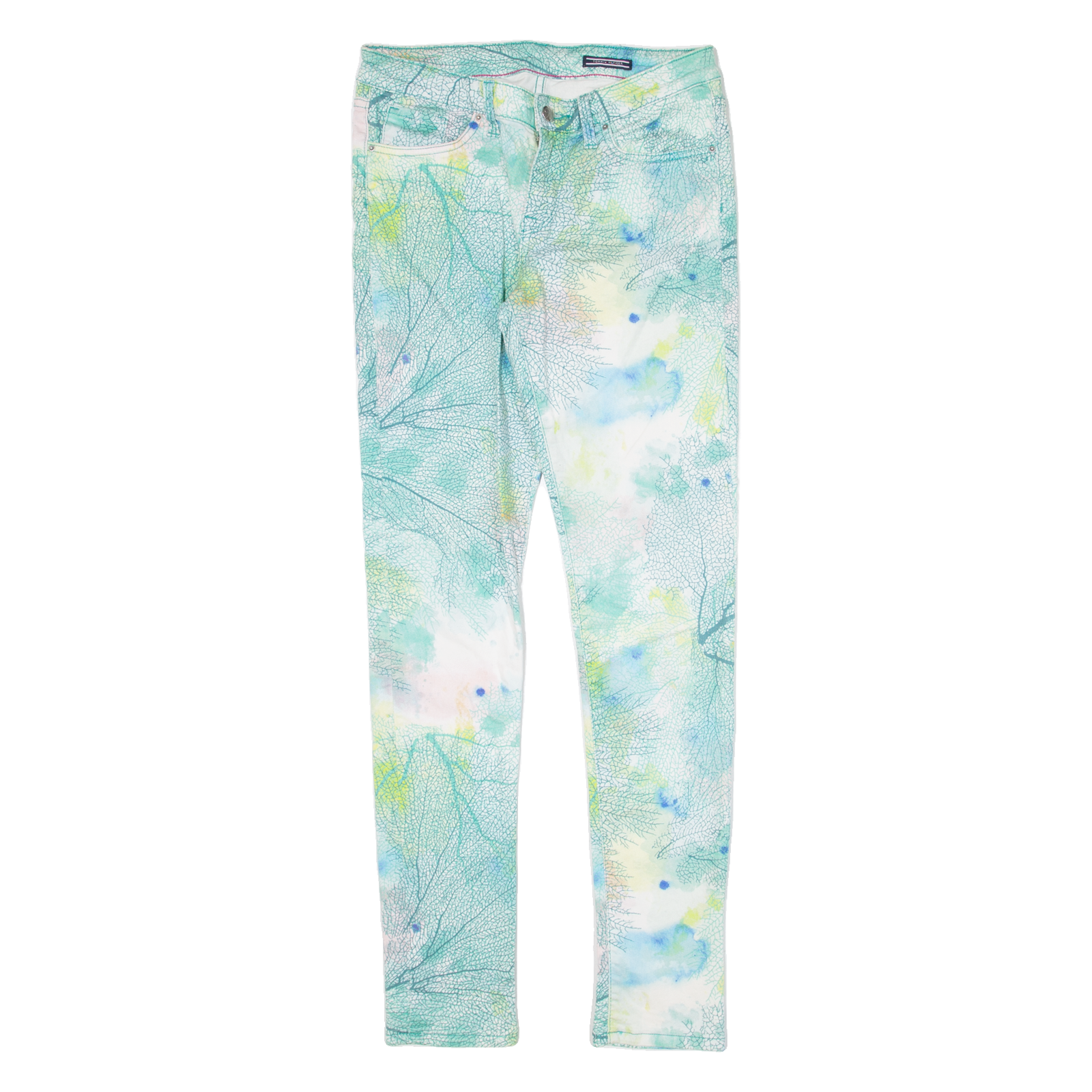 TOMMY HILFIGER Womens Trousers Blue Slim Skinny W27 L32 Refurbished - N/A refurbished available on Cerqular