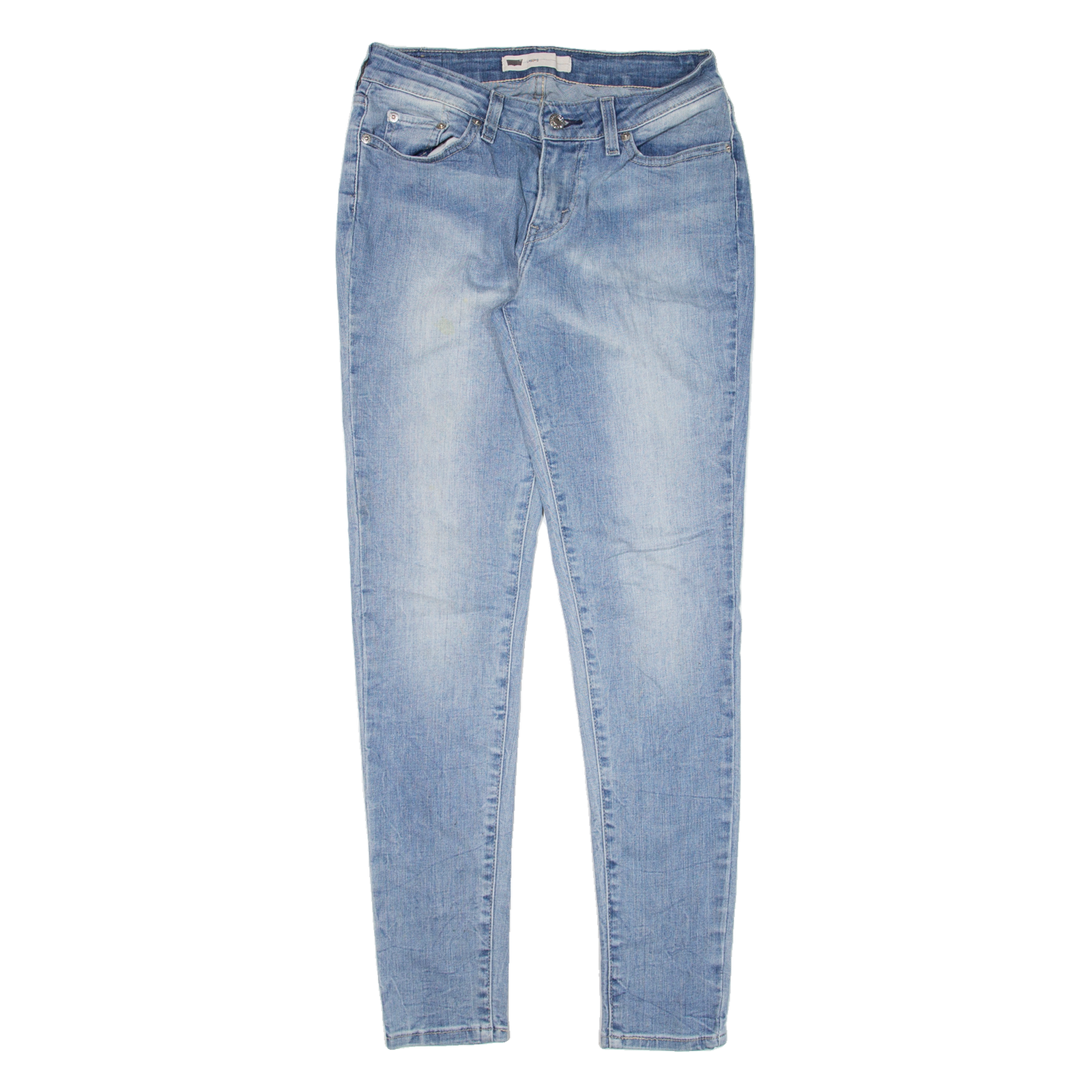 LEVI'S Womens Jeans Blue Slim Skinny W28 L30 Refurbished - N/A refurbished available on Cerqular