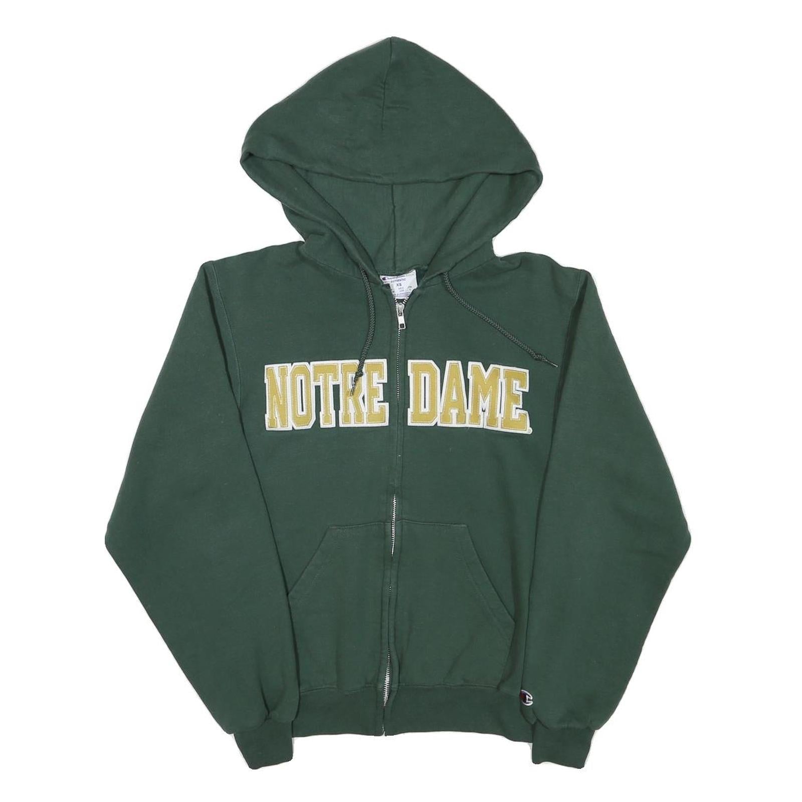 Buy CHAMPION Mens Green Notre Dame Full Zip Hoodie XS Cotton Blend Casual Refurbished - $33.79 CHAMPION Mens Green Notre Dame Full Zip Hoodie XS Cotton Blend Casual Refurbished - N/A refurbished available on Cerqular