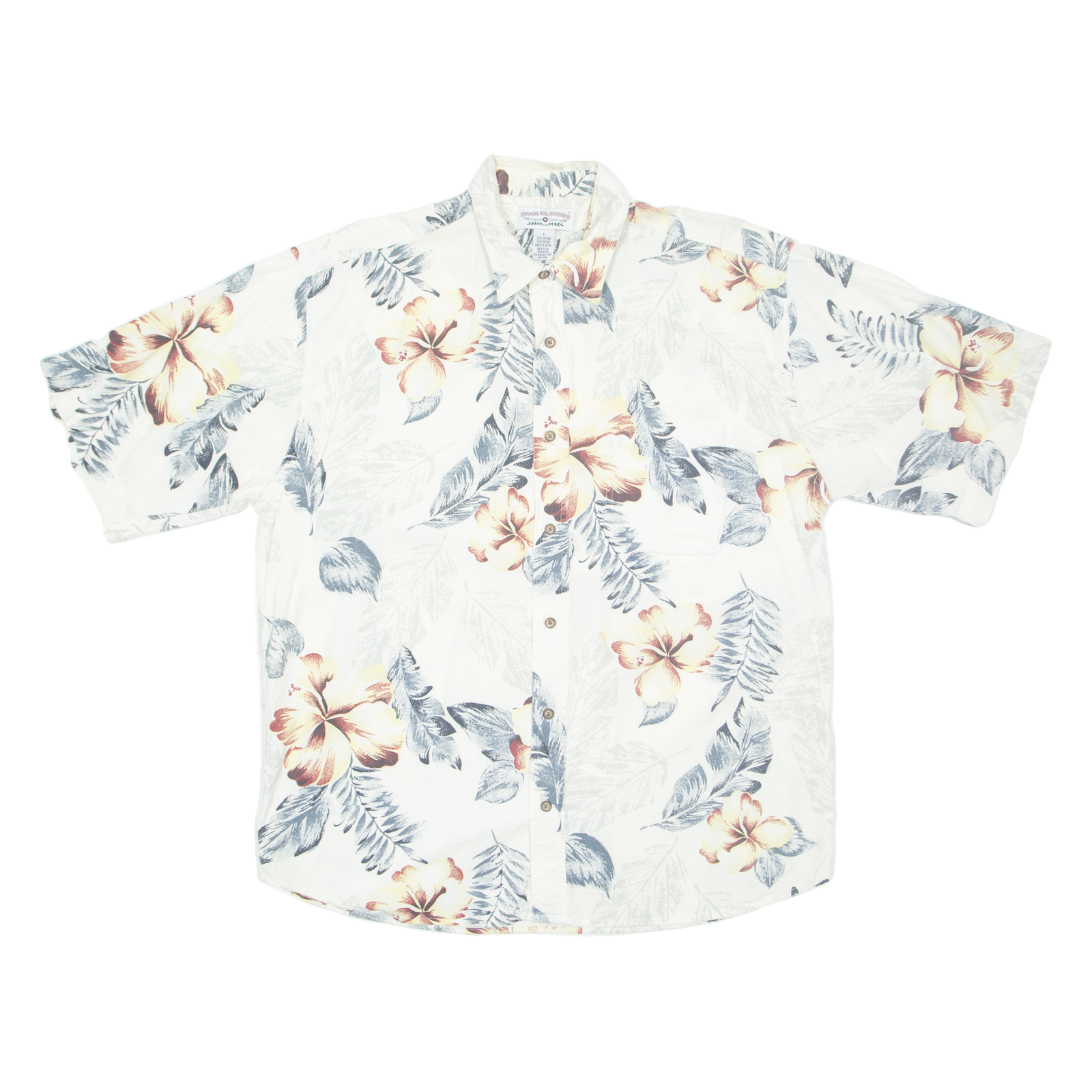 Buy BOCA CLASSIC Mens Hawaiian Shirt White Floral L Refurbished - $18.19 BOCA CLASSIC Mens Hawaiian Shirt White Floral L Refurbished - N/A refurbished available on Cerqular