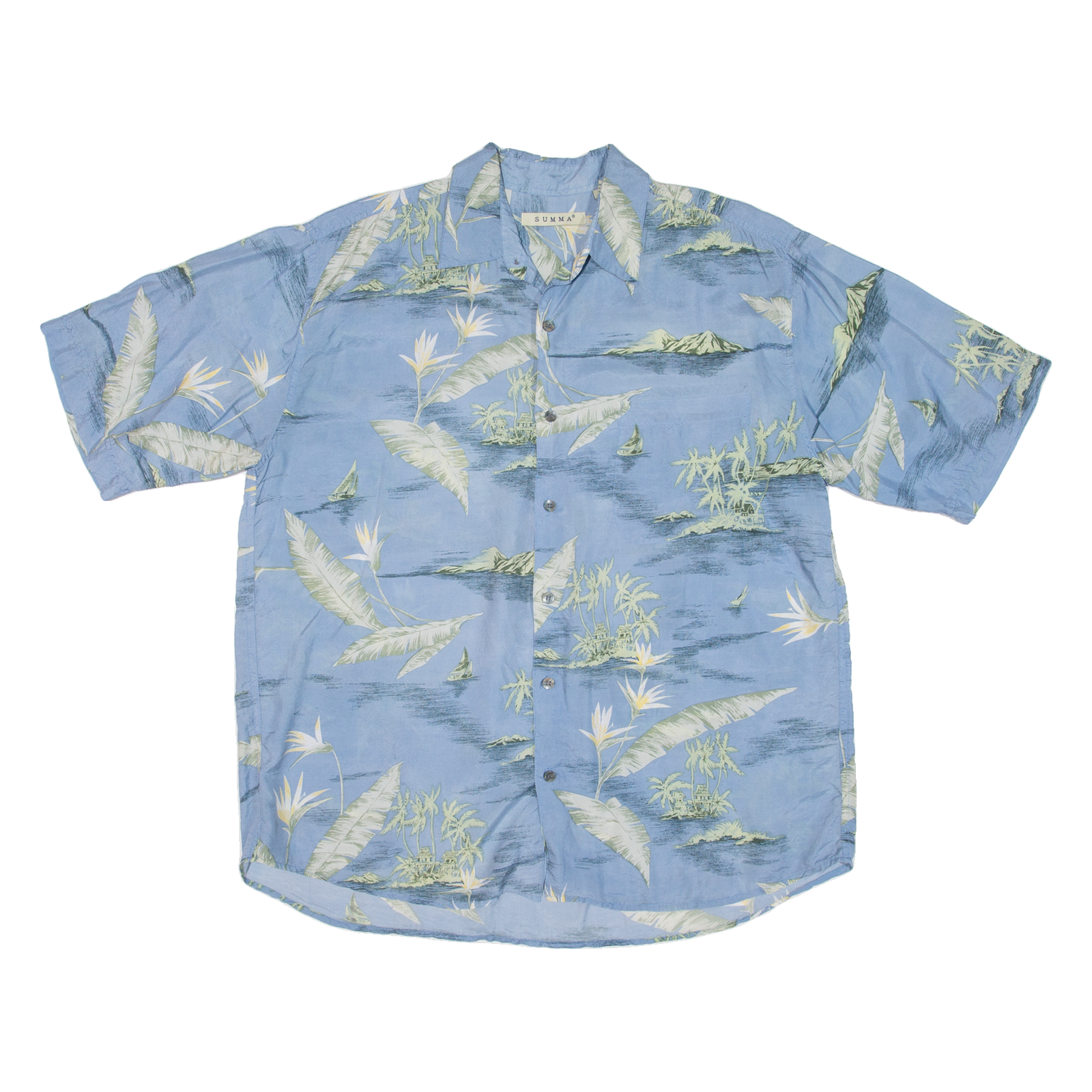 Buy SUMMA Mens Hawaiian Shirt Blue Floral L Refurbished - $18.19 SUMMA Mens Hawaiian Shirt Blue Floral L Refurbished - N/A refurbished available on Cerqular