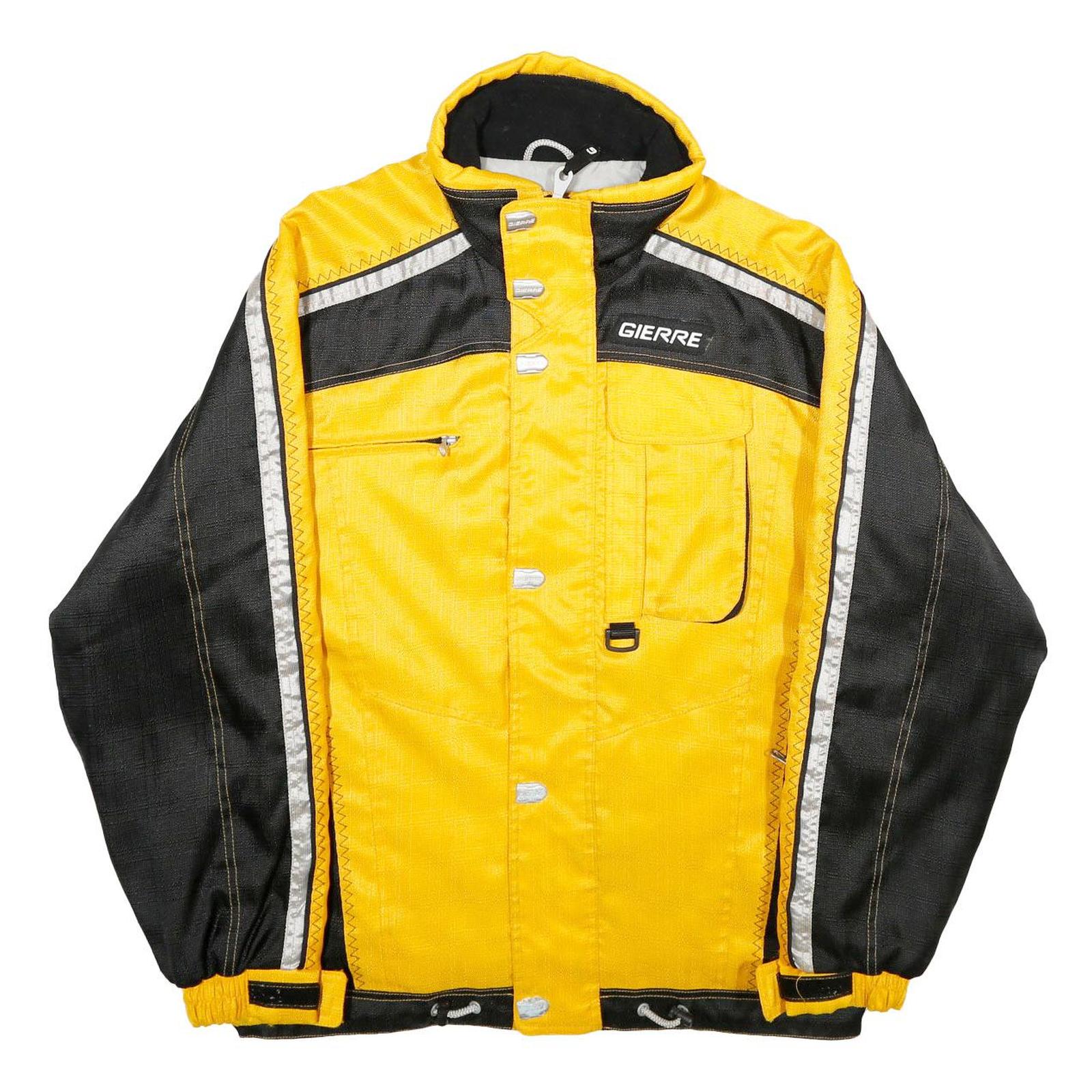 Buy GIERRE Mens Yellow & Black Outdoor Jacket L Nylon Zip Reflective Stripes Refurbished - $32.49 GIERRE Mens Yellow & Black Outdoor Jacket L Nylon Zip Reflective Stripes Refurbished - N/A refurbished available on Cerqular