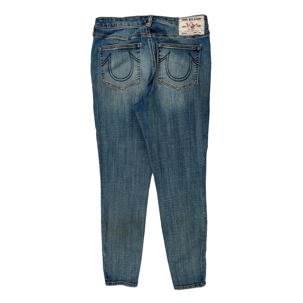 True Religion Skinny Jeans - 32W UK 14 Blue Denim Refurbished - Thrifted (note: this is a term often used to describe second- refurbished available on Cerqular
