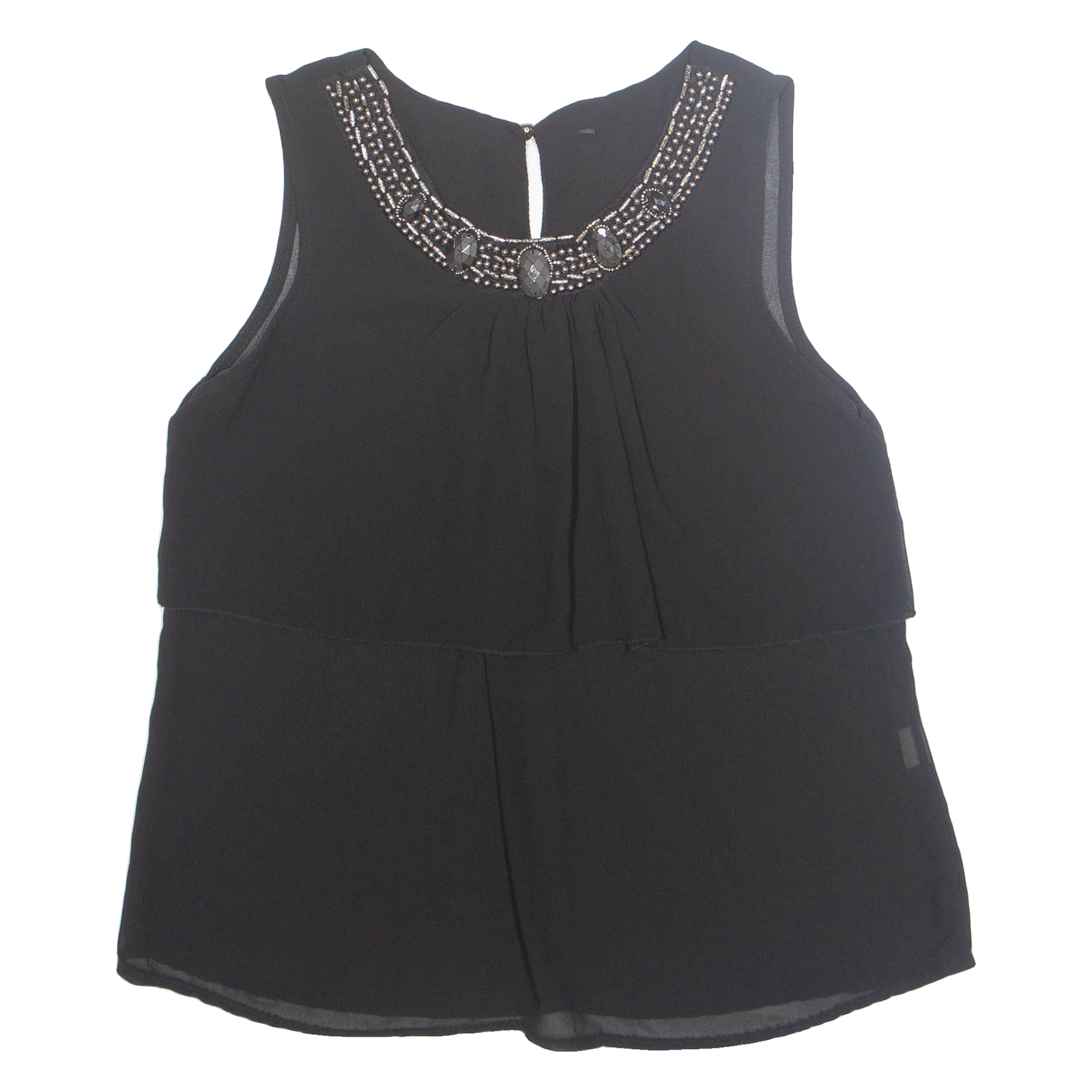 Womens Top Black Sleeveless Viscose M Refurbished - N/A refurbished available on Cerqular