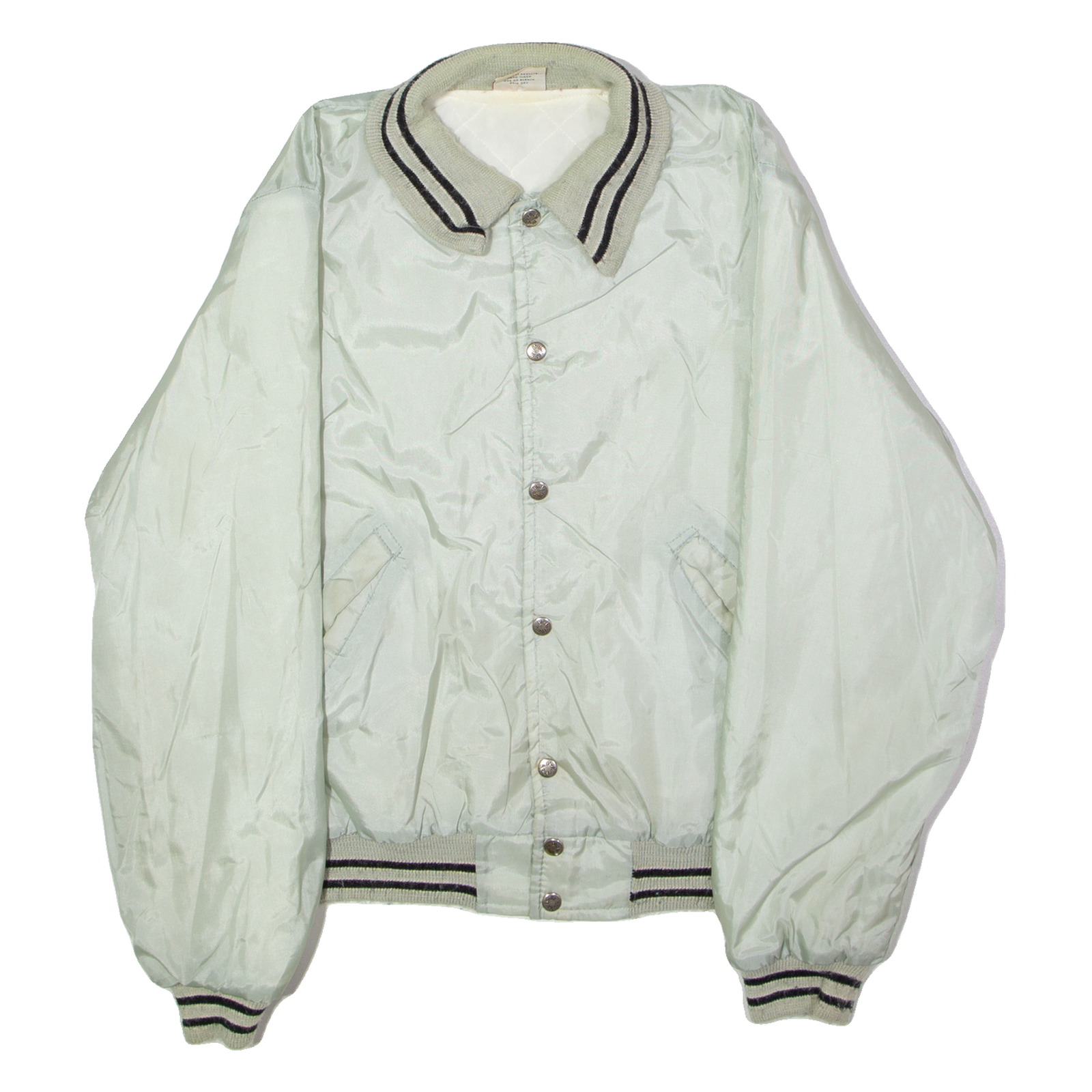 BIRDIE Cascade County K-9 Academy Mens Bomber Jacket Grey Nylon 80s USA M Refurbished - N/A refurbished available on Cerqular