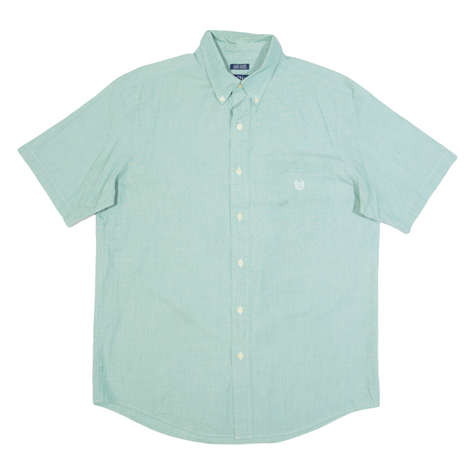 CHAPS Mens Plain Shirt Blue M Refurbished - N/A refurbished available on Cerqular