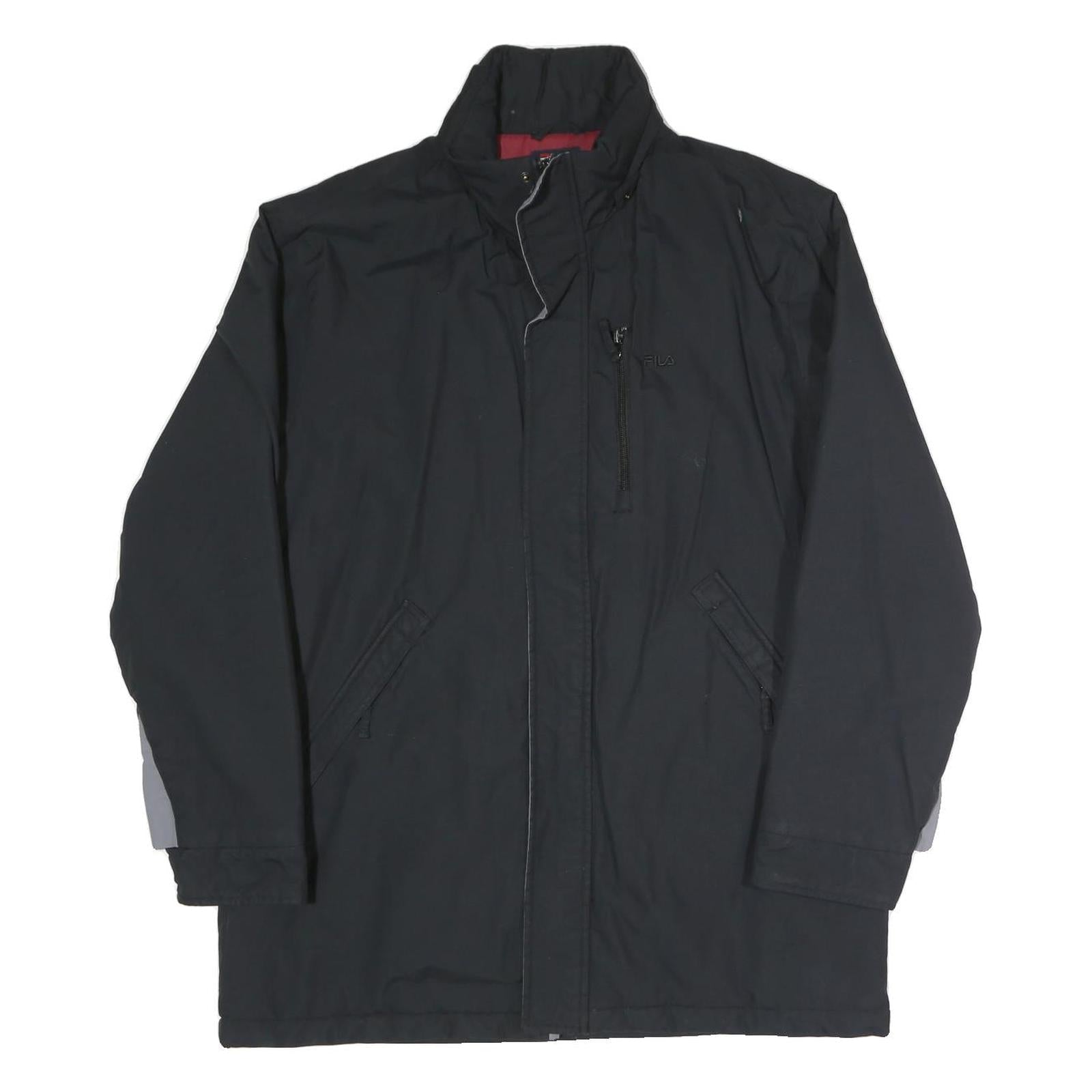 Buy FILA Mens Black Zip Jacket M Polyester Blend Plain Casual Sportswear Refurbished - $29.89 FILA Mens Black Zip Jacket M Polyester Blend Plain Casual Sportswear Refurbished - N/A refurbished available on Cerqular