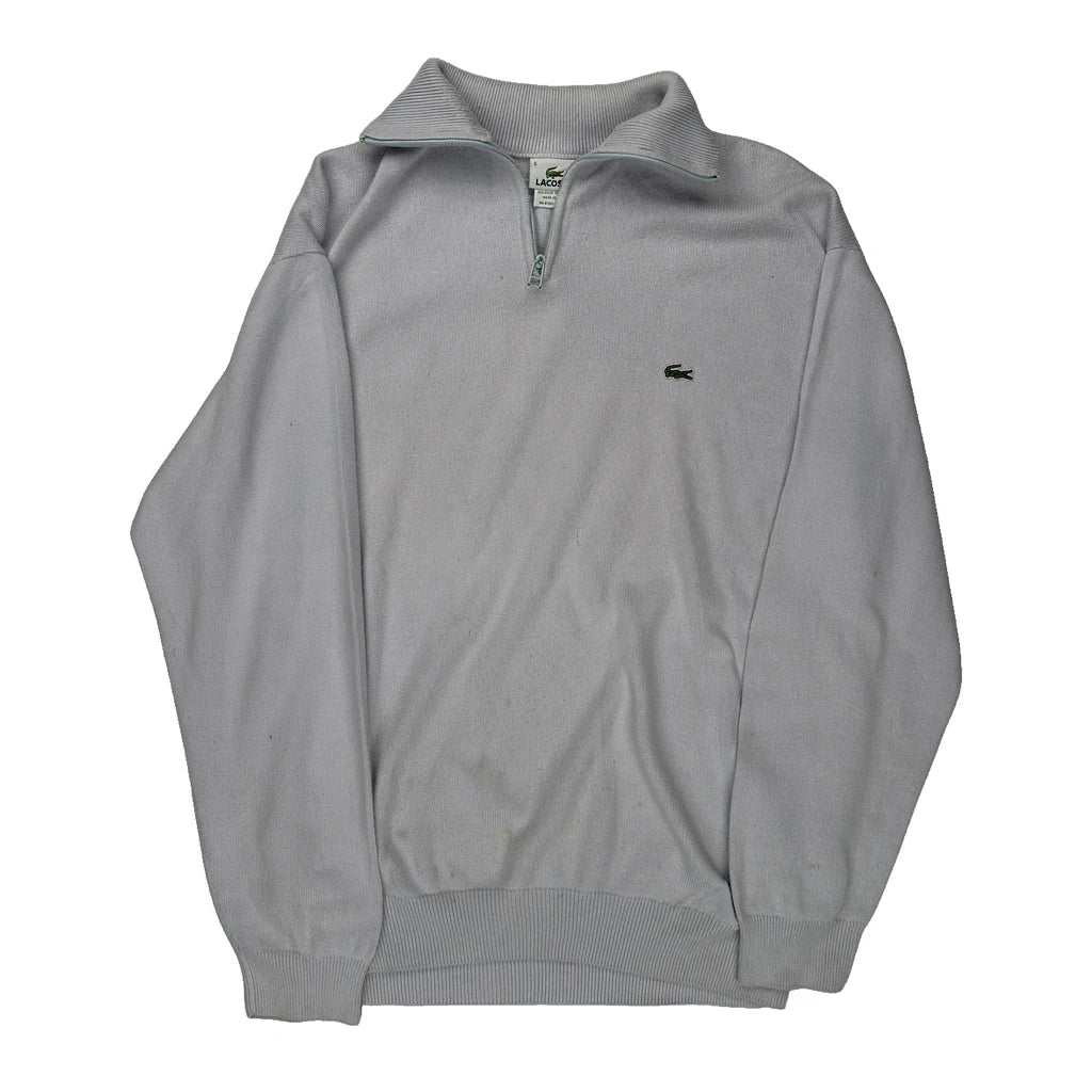 Buy Lacoste 1/4 Zip - XL Grey Cotton Refurbished - $33.49 Lacoste 1/4 Zip - XL Grey Cotton Refurbished - Thrifted (note: this is a term often used to describe second- refurbished available on Cerqular