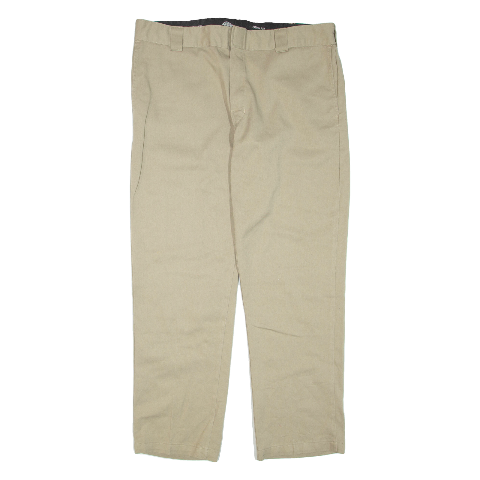 DICKIES Mens Trousers Beige Slim Straight W38 L32 Refurbished - N/A refurbished available on Cerqular