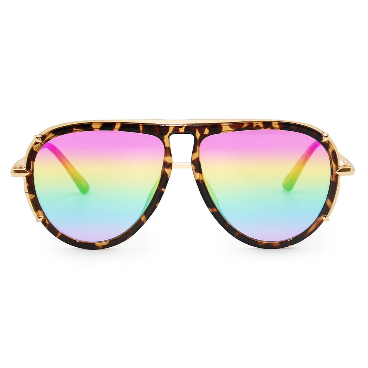 Ivy Luxe - Pride Tangle-Free Round Aviator Sunglasses | Color: Multicolor | Size: OS Refurbished - N/A refurbished available on Cerqular