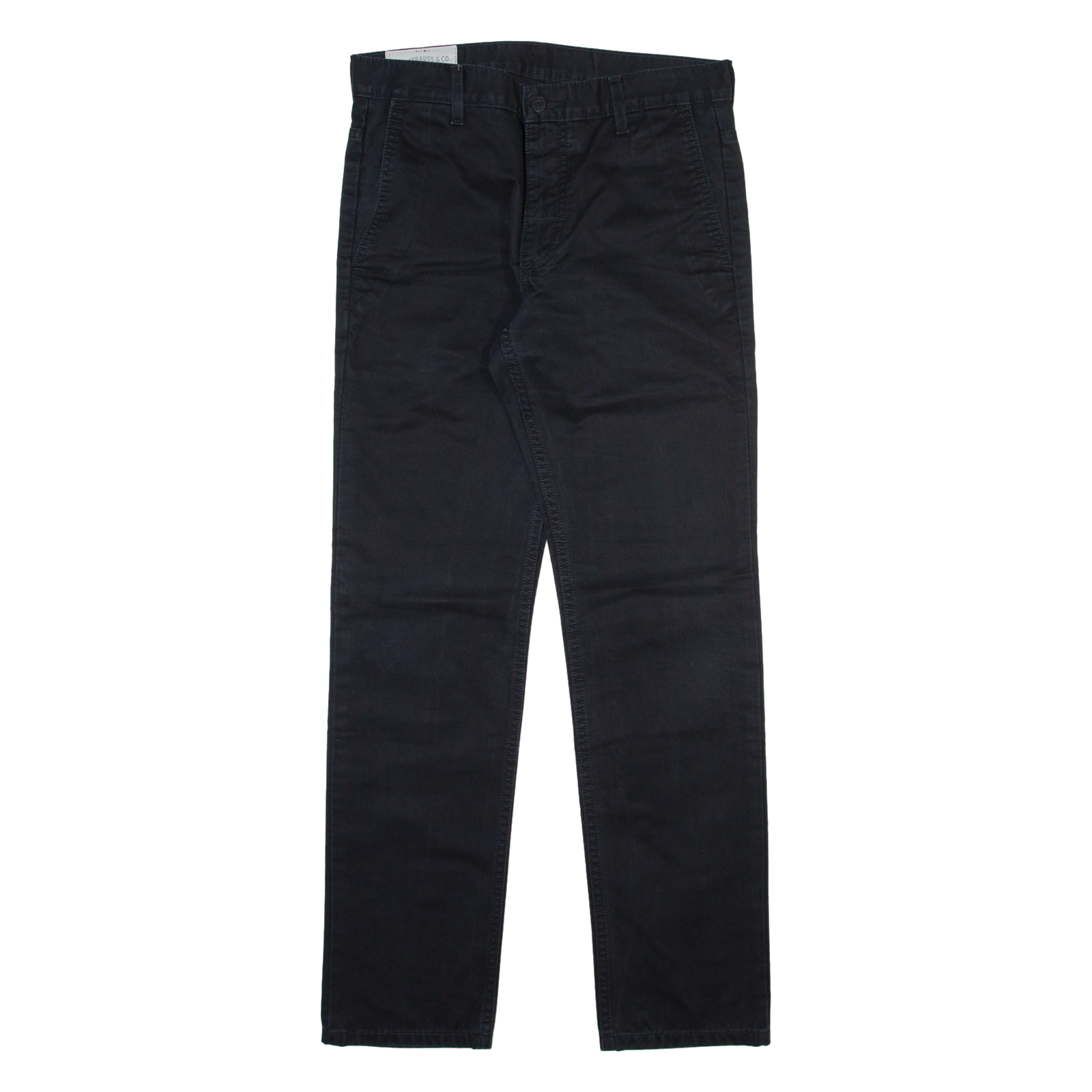 LEVI'S Mens Trousers Black Slim Straight W31 L32 Refurbished - N/A refurbished available on Cerqular