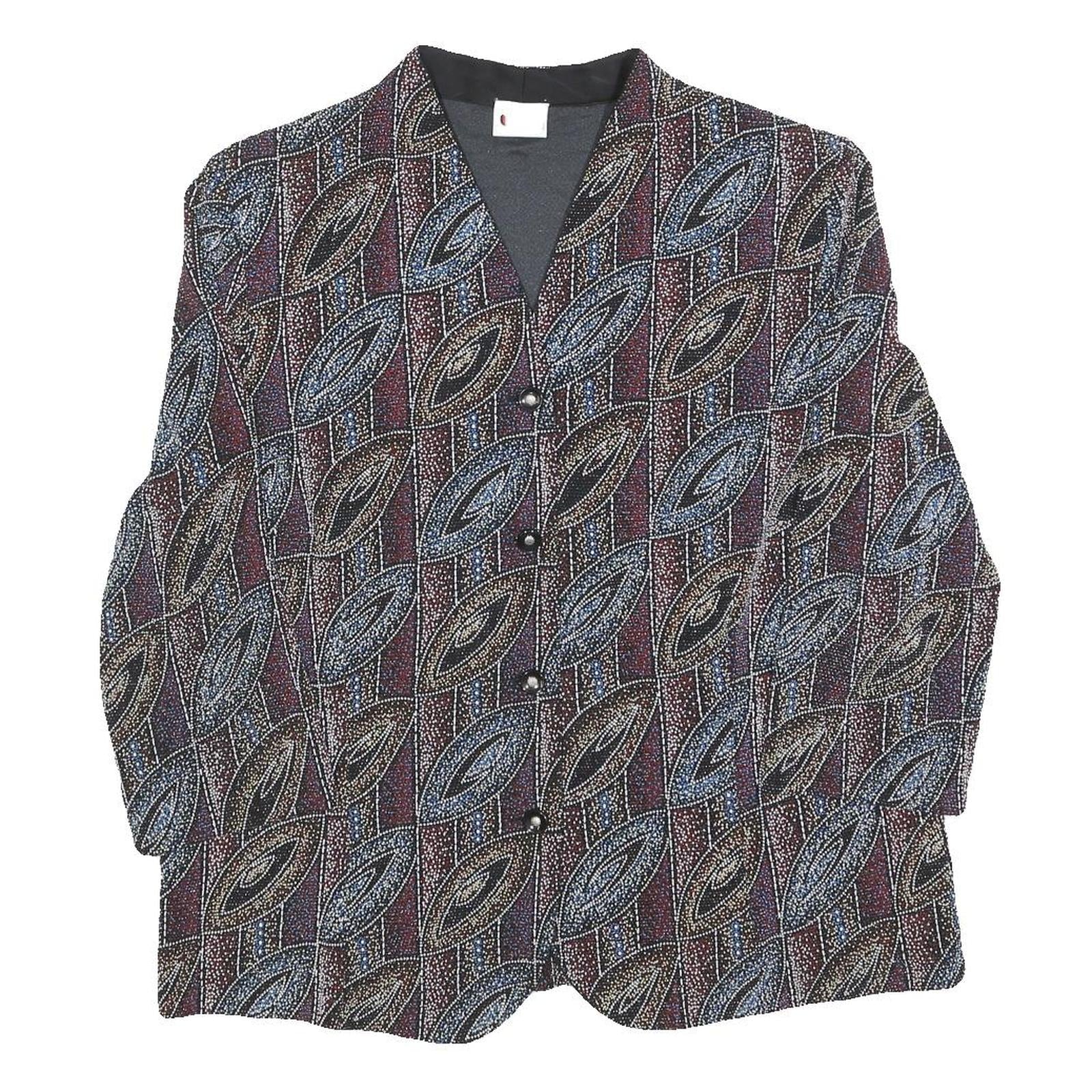 Buy HERMANN LANGE Womens Printed Button Jacket L Polyester Blend Leaf Pattern Refurbished - $48.09 HERMANN LANGE Womens Printed Button Jacket L Polyester Blend Leaf Pattern Refurbished - N/A refurbished available on Cerqular
