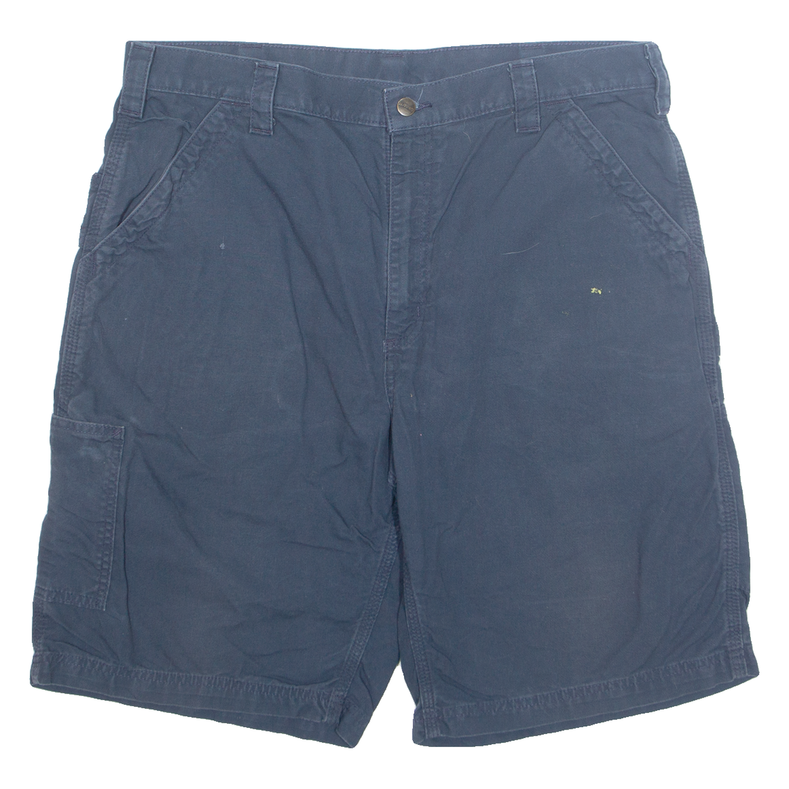 CARHARTT Carpenter Mens Workwear Shorts Blue XL W38 Refurbished - N/A refurbished available on Cerqular
