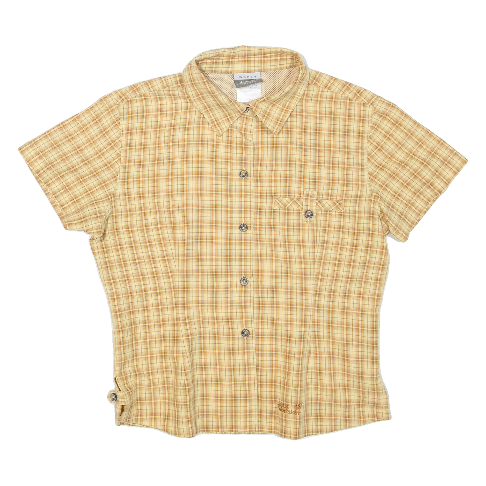 Buy JACK WOLFSKIN Womens Printed Shirt Yellow Collared Check UK 12 Refurbished - $27.29 JACK WOLFSKIN Womens Printed Shirt Yellow Collared Check UK 12 Refurbished - N/A refurbished available on Cerqular