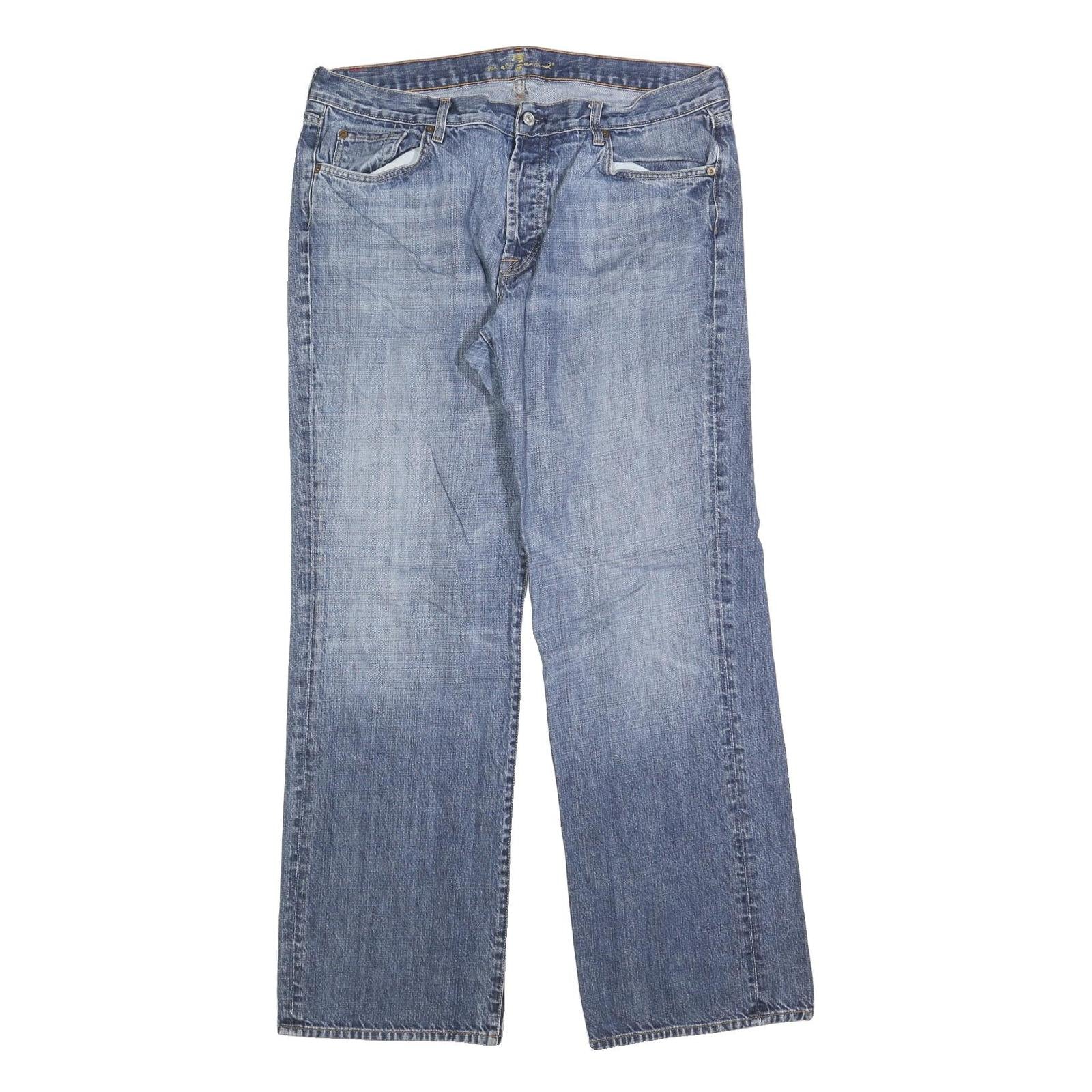 Buy 7 FOR ALL MANKIND Womens Relaxed Blue Denim Medium W38 L32 Comfortable Zip Fly Refurbished - $41.59 7 FOR ALL MANKIND Womens Relaxed Blue Denim Medium W38 L32 Comfortable Zip Fly Refurbished - N/A refurbished available on Cerqular