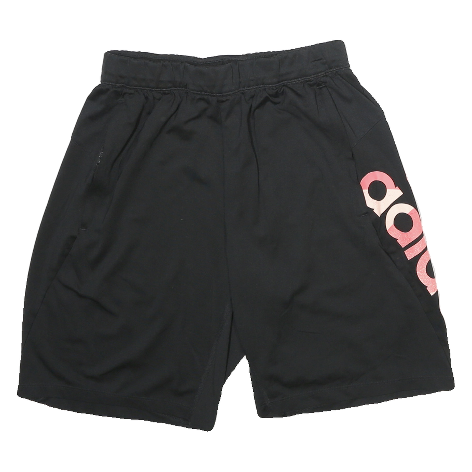 ADIDAS Mens Shorts Black M W24 Polyester Blend Sports Logo Casual Regular Fit Refurbished - N/A refurbished available on Cerqular