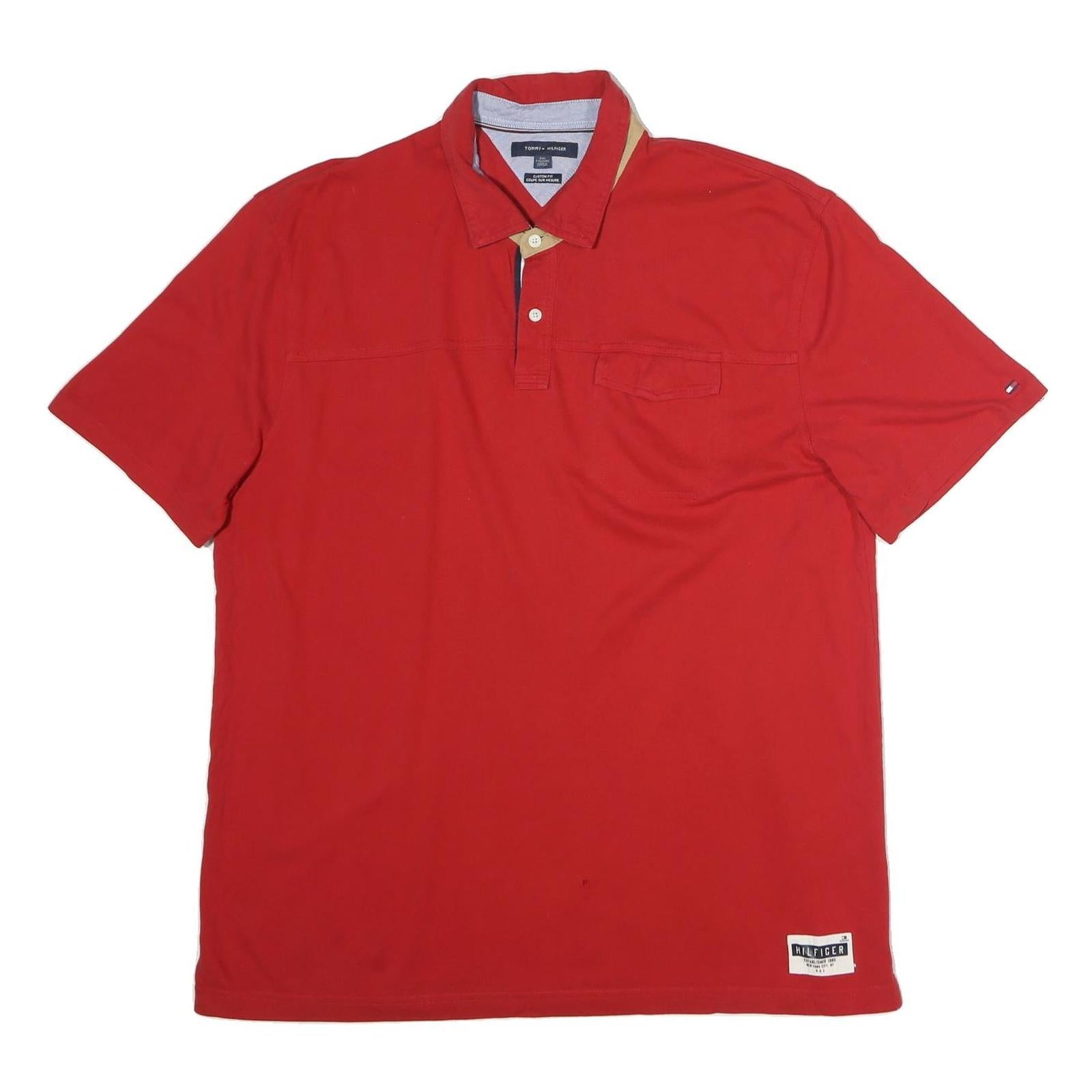 Buy TOMMY HILFIGER Mens Red Short Sleeve Polo Shirt 2XL Cotton Basic Casual Refurbished - $29.89 TOMMY HILFIGER Mens Red Short Sleeve Polo Shirt 2XL Cotton Basic Casual Refurbished - N/A refurbished available on Cerqular