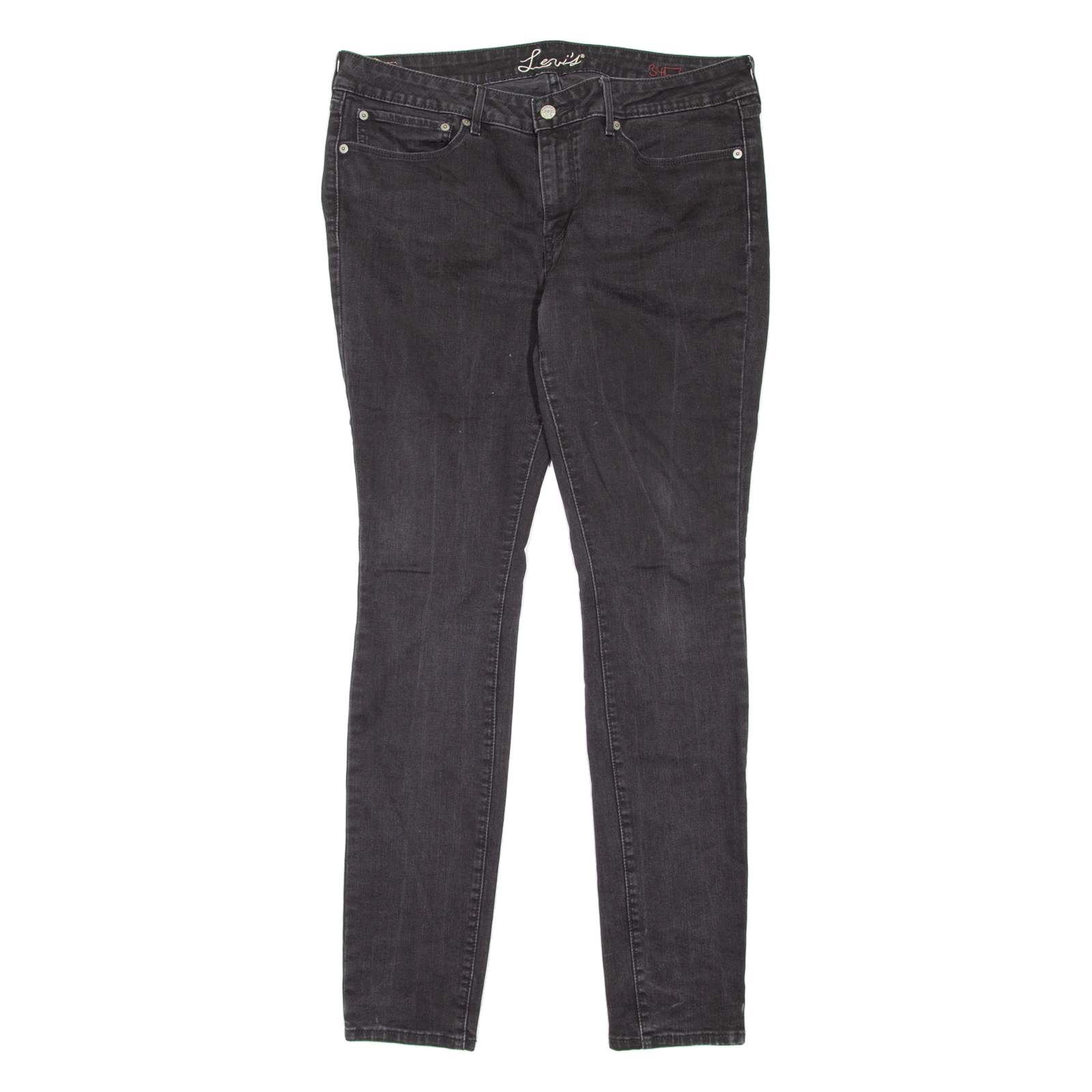 LEVI'S Womens Jeans Black Slim Skinny W34 L31 Refurbished - N/A refurbished available on Cerqular