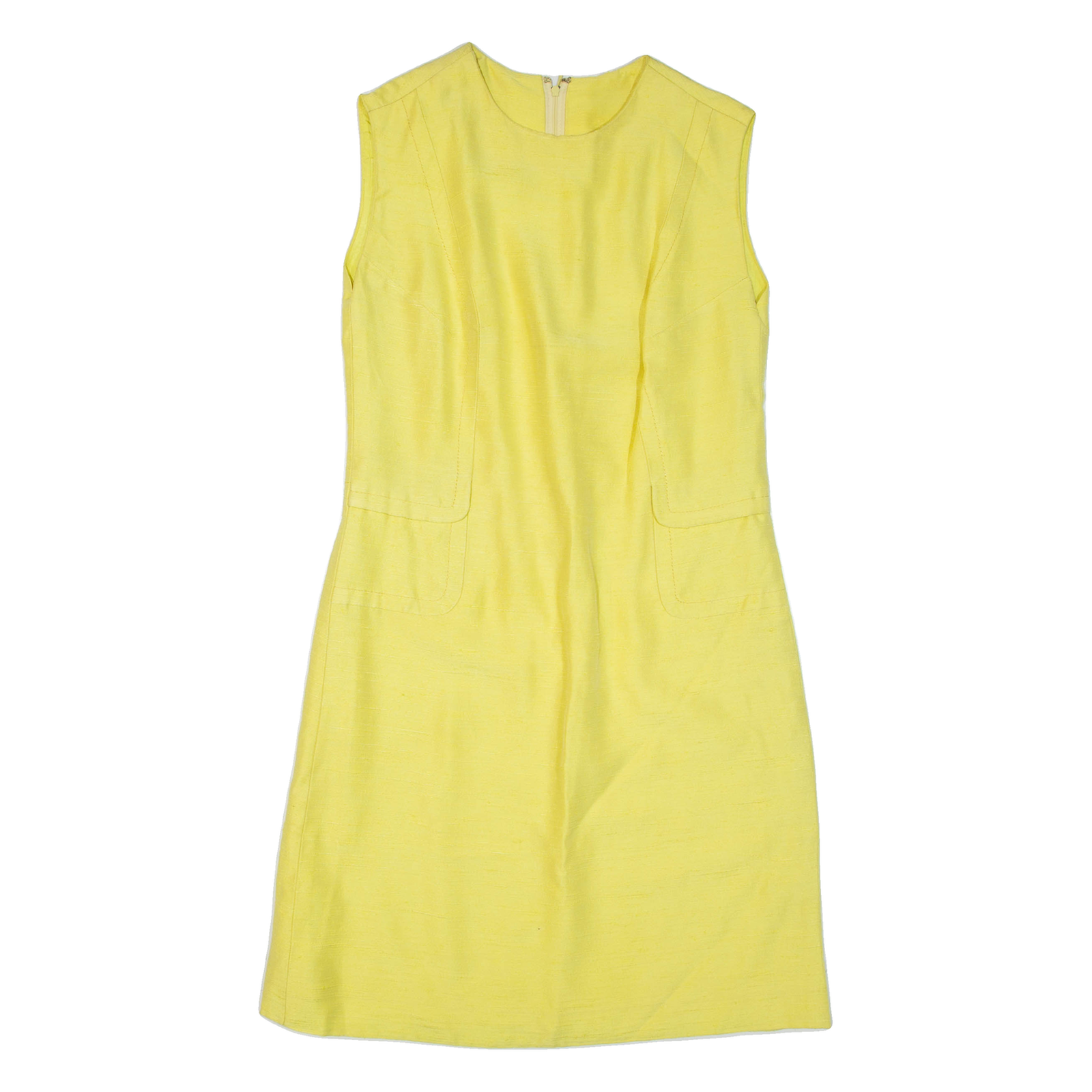 Womens Day Dress Yellow Sleeveless Knee Length M Refurbished - N/A refurbished available on Cerqular