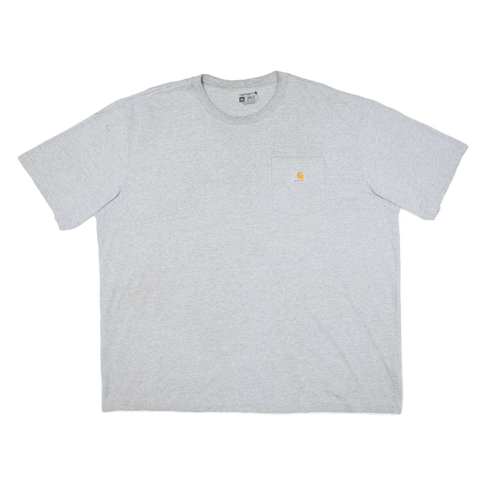 CARHARTT Loose Fit Mens T-Shirt Grey 2XL Refurbished - N/A refurbished available on Cerqular