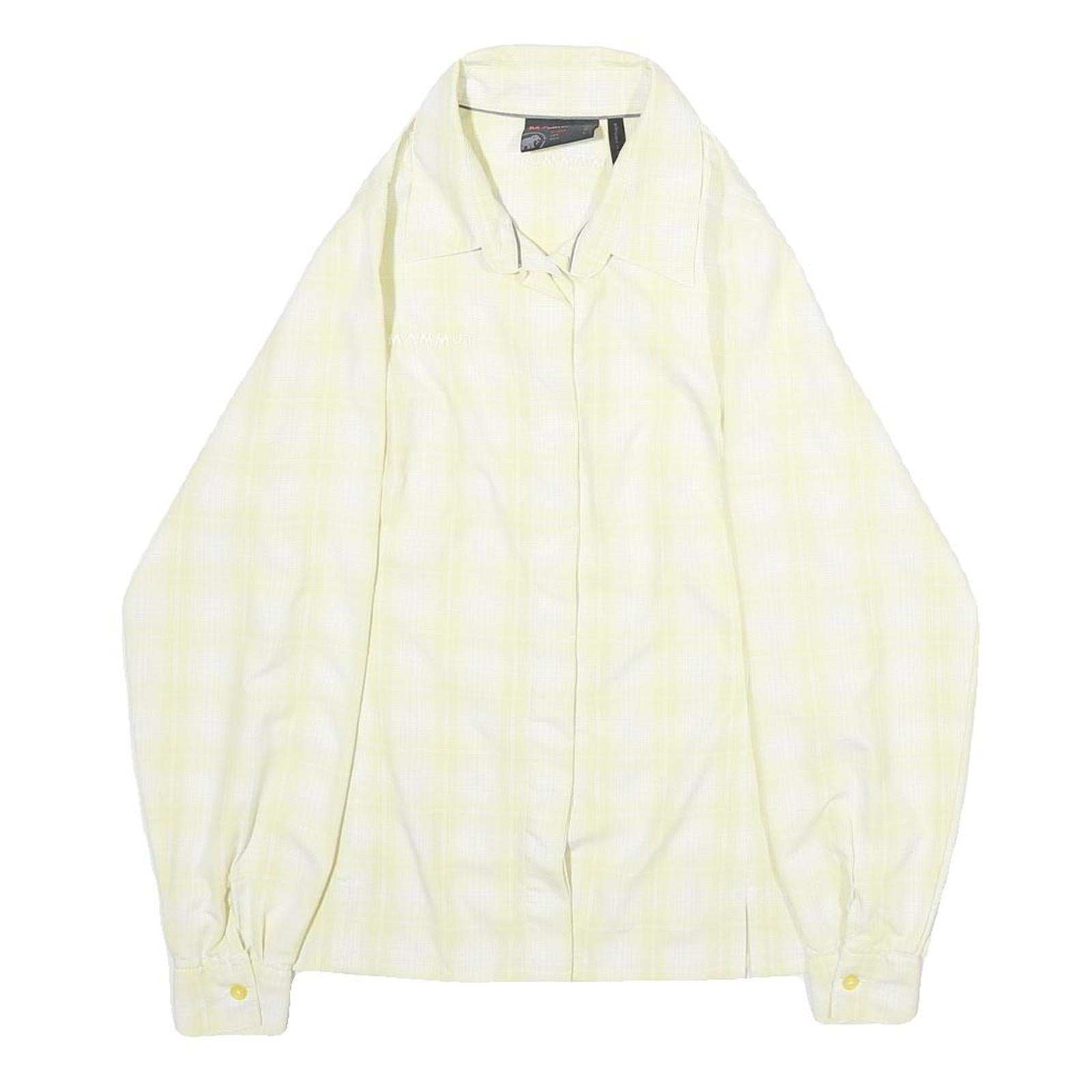 Buy MAMMUT Womens Cream & Yellow Shirt M Lightweight Outdoor Style Button Closure Refurbished - $41.59 MAMMUT Womens Cream & Yellow Shirt M Lightweight Outdoor Style Button Closure Refurbished - N/A refurbished available on Cerqular