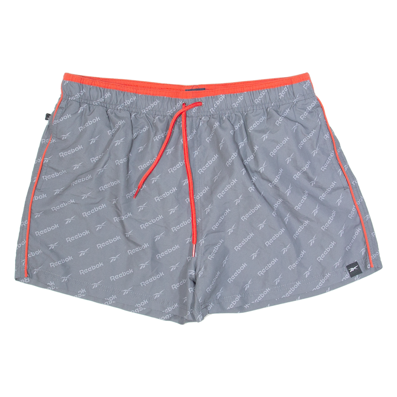 REEBOK Mesh Lined Mens Swimming Shorts Grey L W32 Refurbished - N/A refurbished available on Cerqular